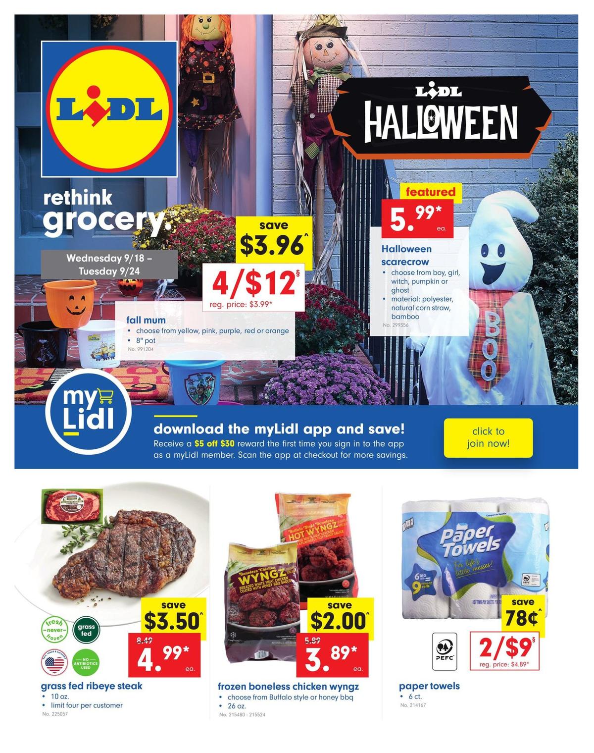 LIDL Weekly Ad from September 18