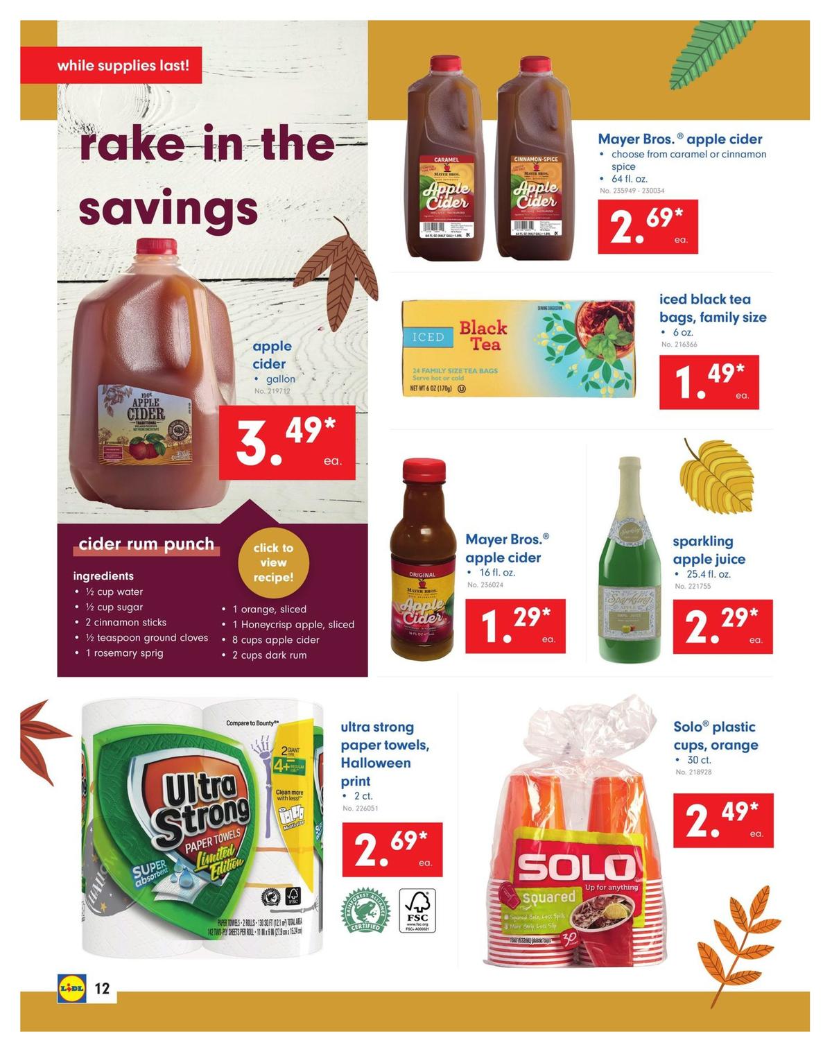 LIDL Weekly Ad from October 2