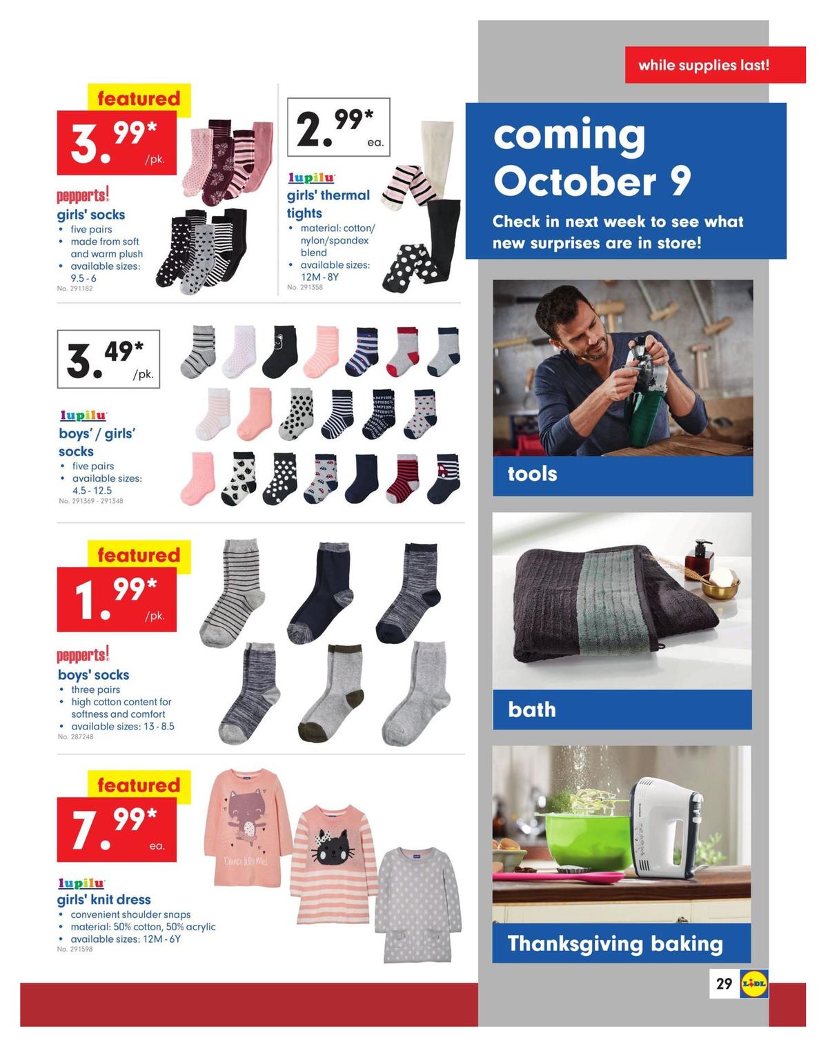 LIDL Weekly Ad from October 2