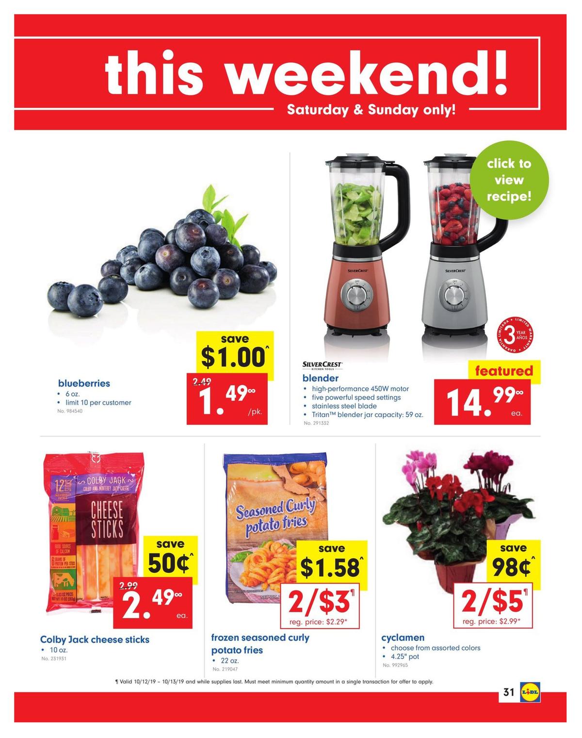 LIDL Weekly Ad from October 9