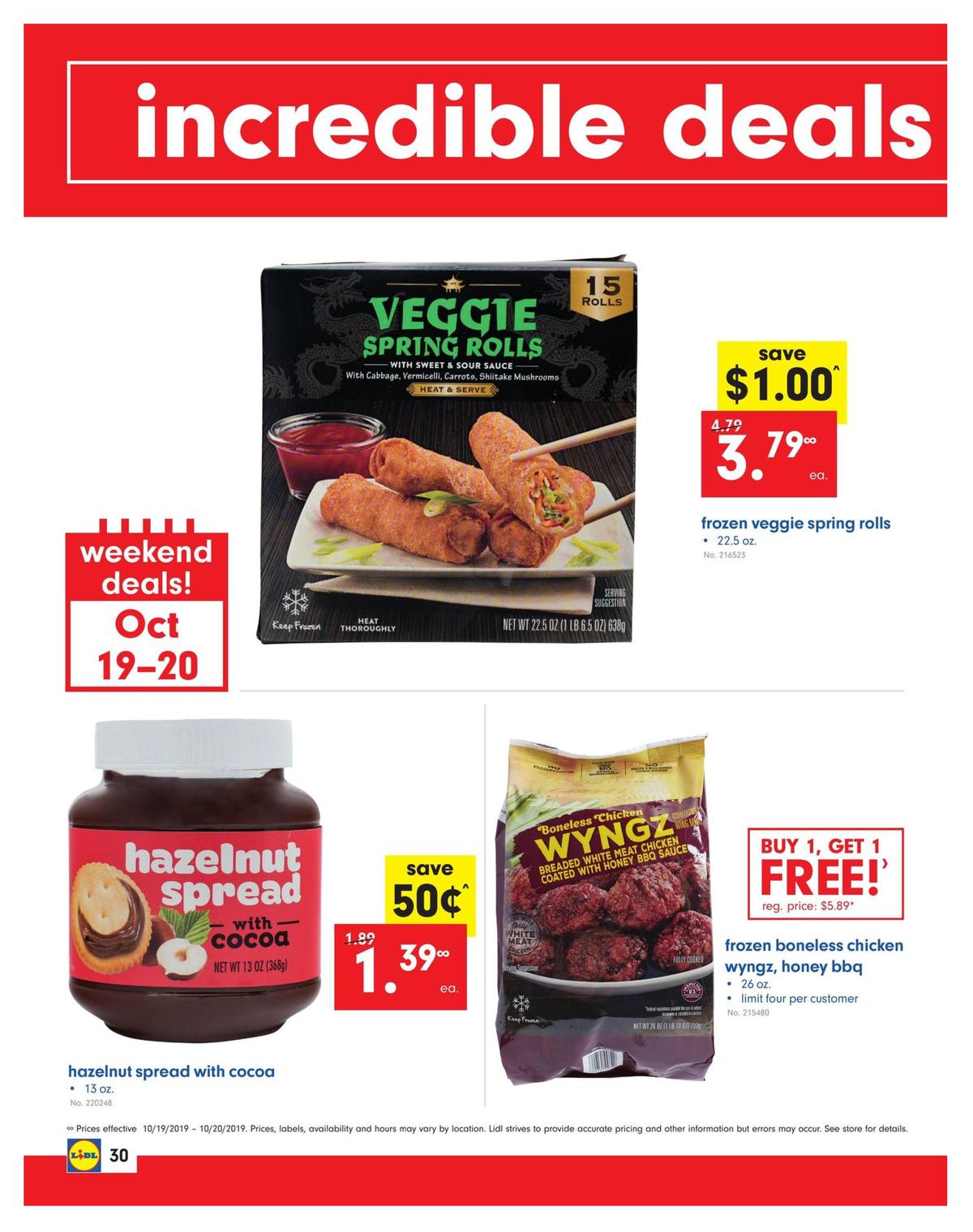 LIDL Weekly Ad from October 16