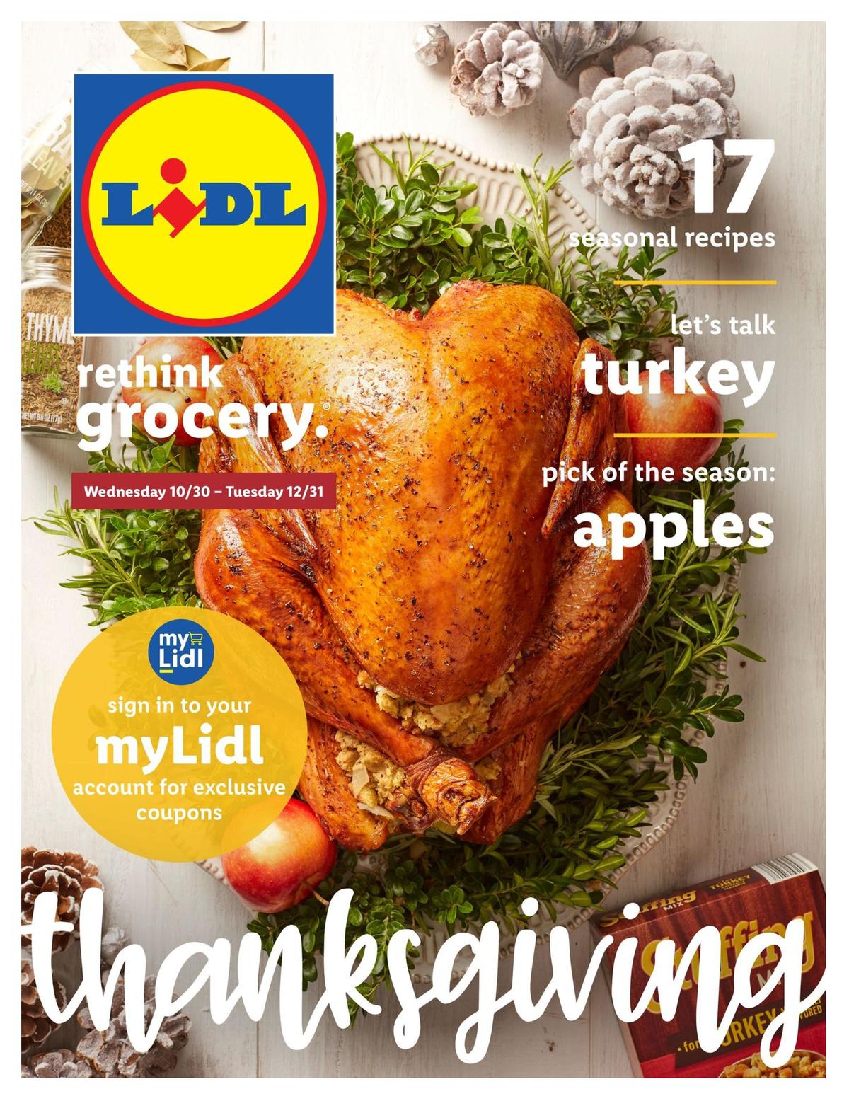 LIDL Holiday Magazine Weekly Ad from October 30