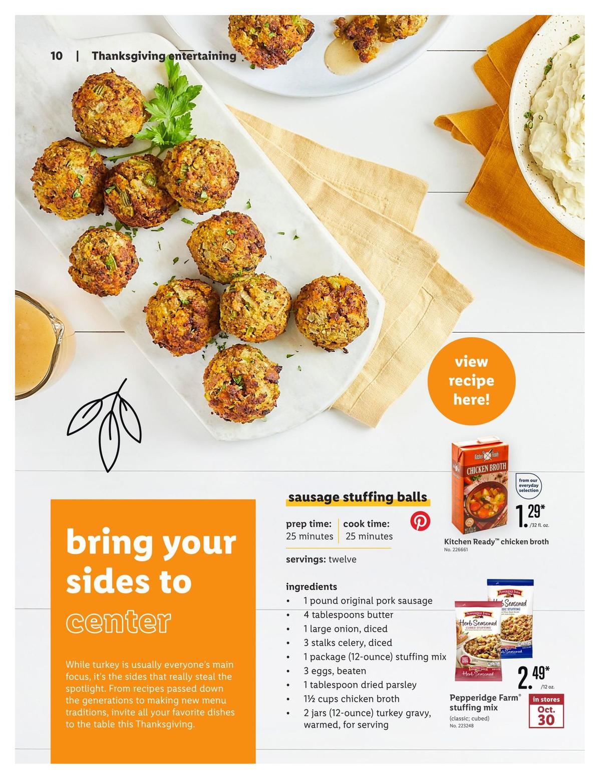 LIDL Holiday Magazine Weekly Ad from October 30