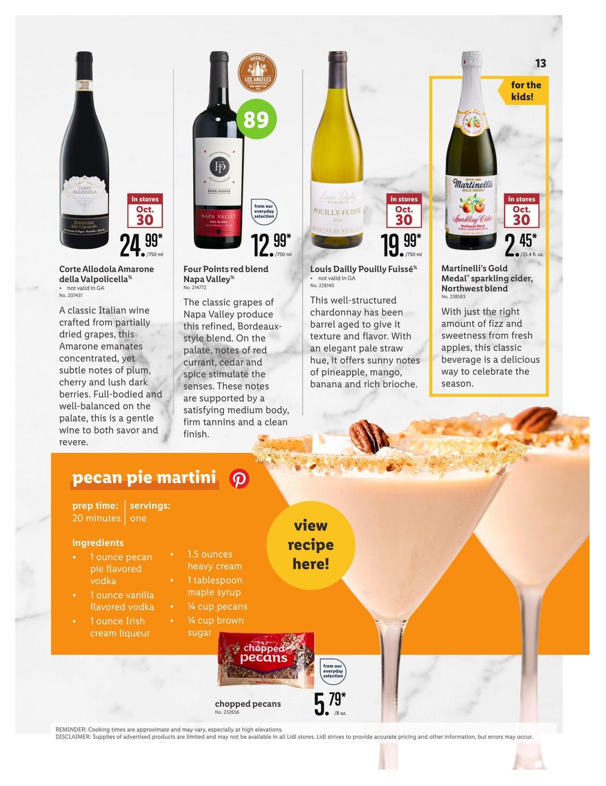 LIDL Holiday Magazine Weekly Ad from October 30
