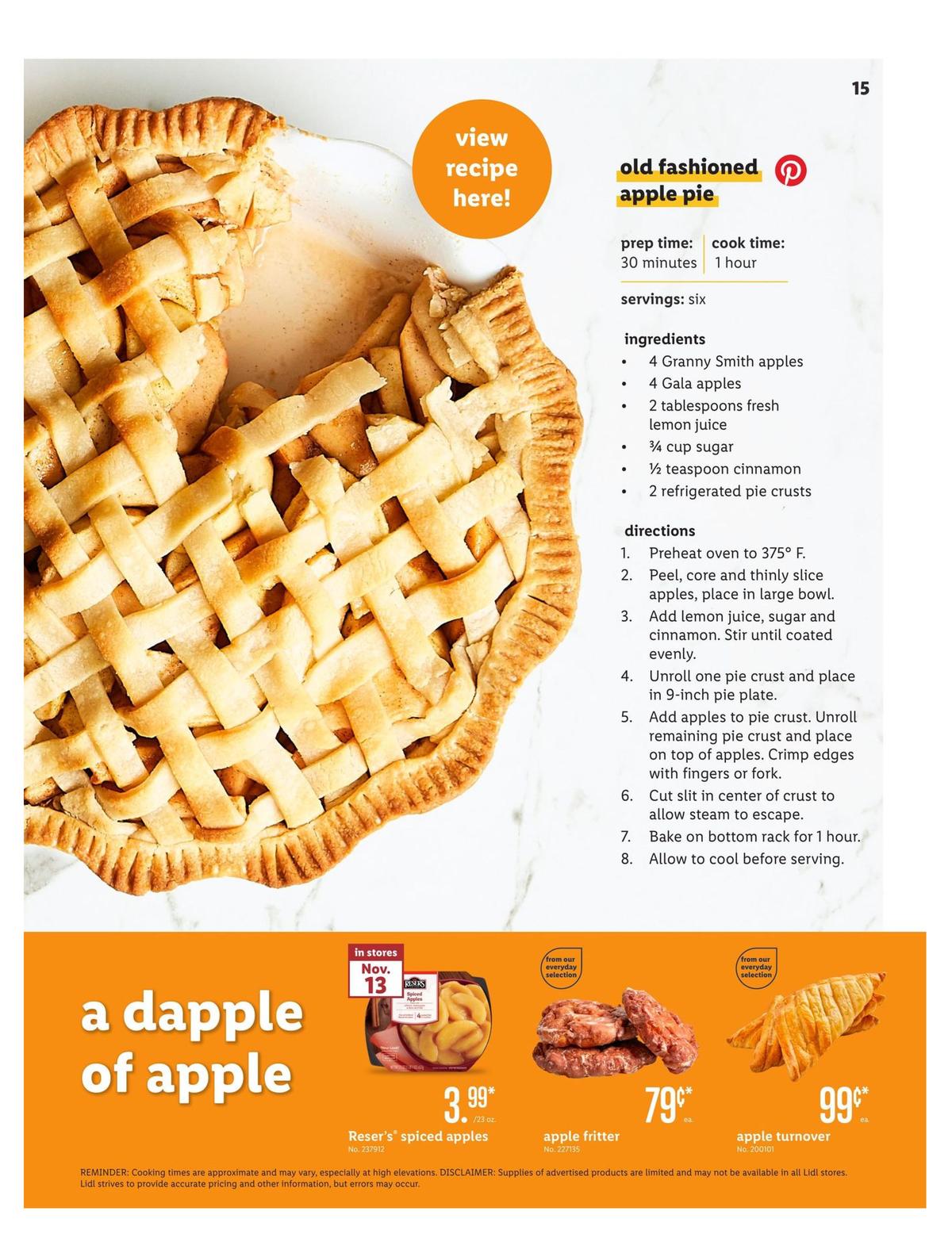 LIDL Holiday Magazine Weekly Ad from October 30