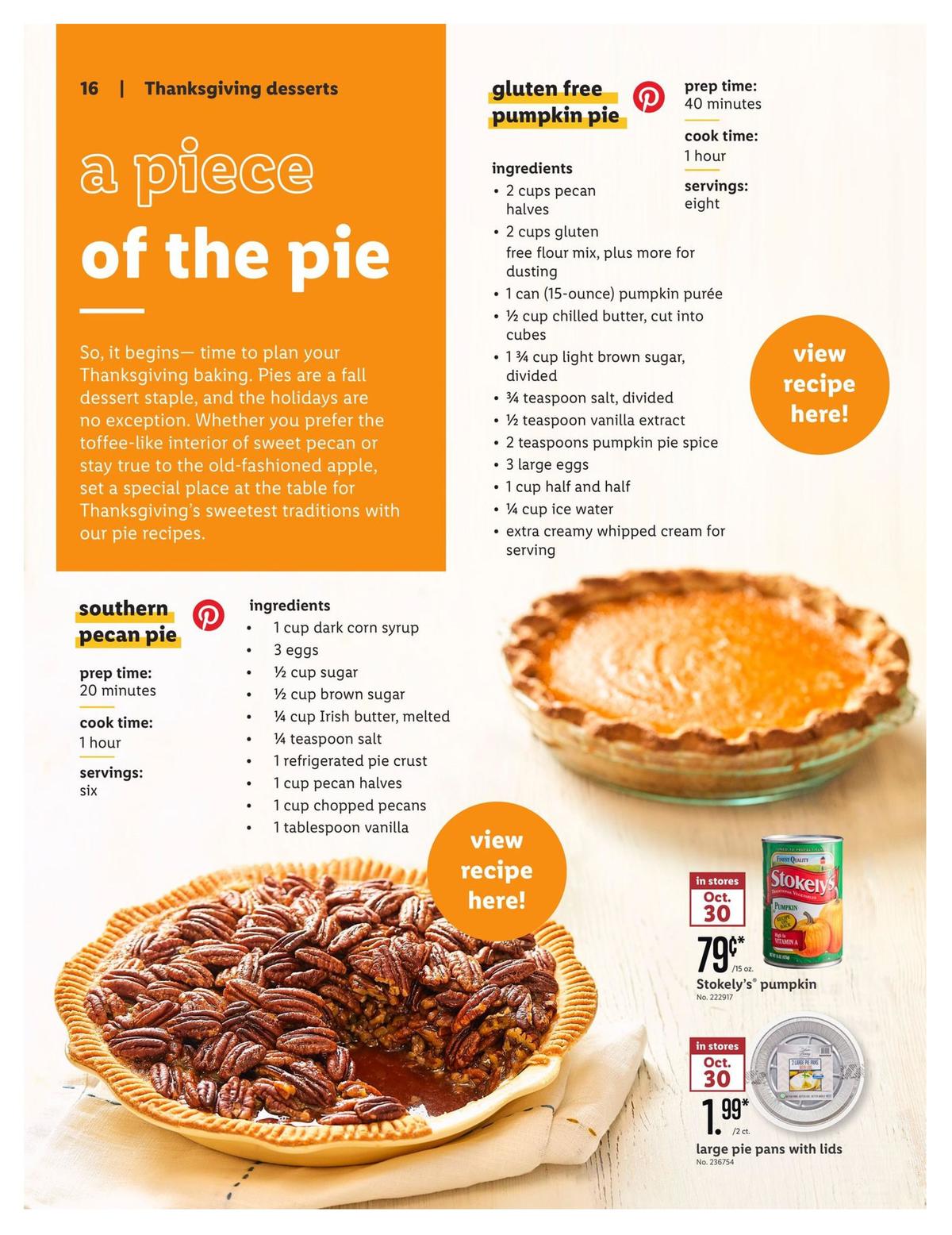LIDL Holiday Magazine Weekly Ad from October 30