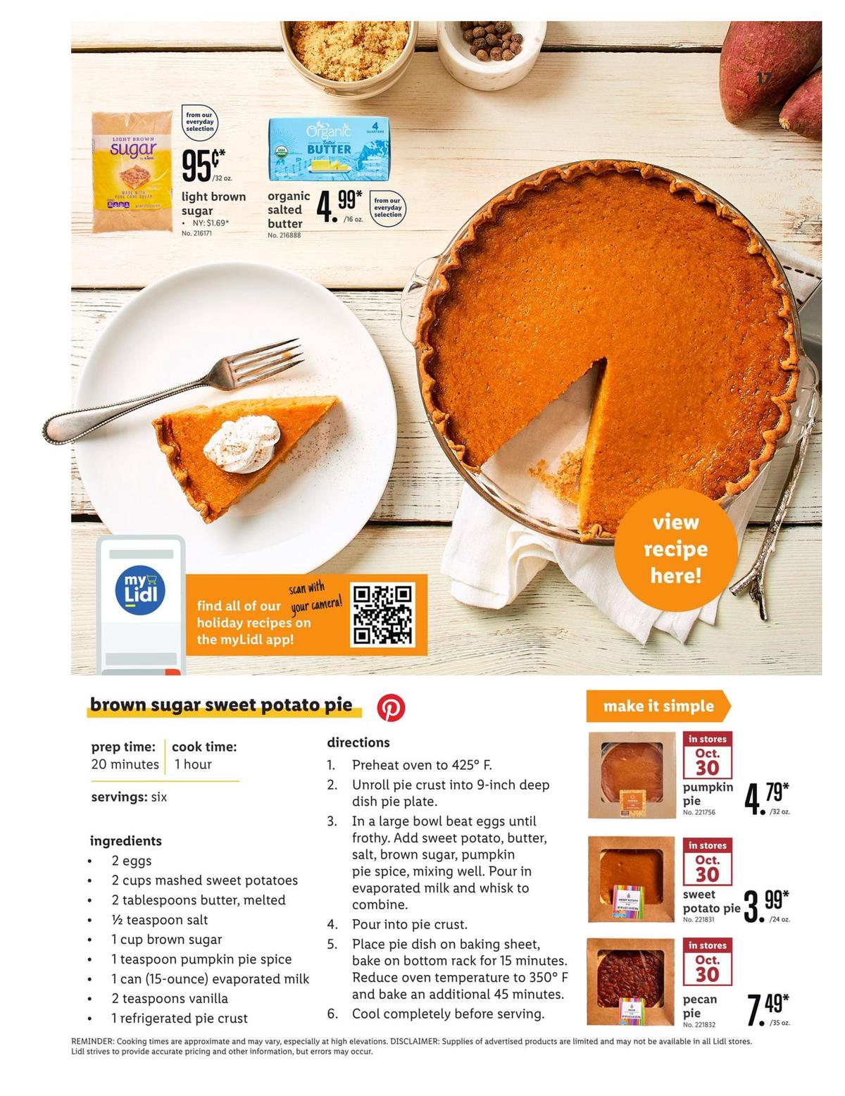 LIDL Holiday Magazine Weekly Ad from October 30