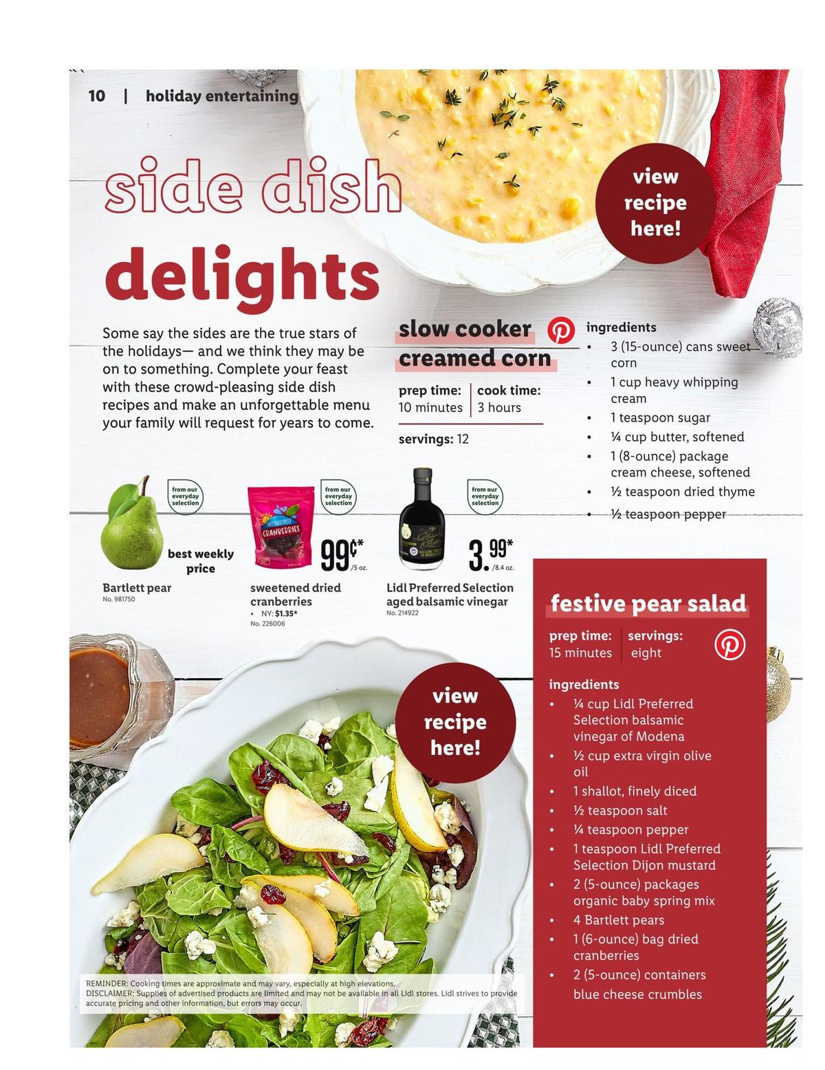 LIDL Holiday Magazine Weekly Ad from October 30