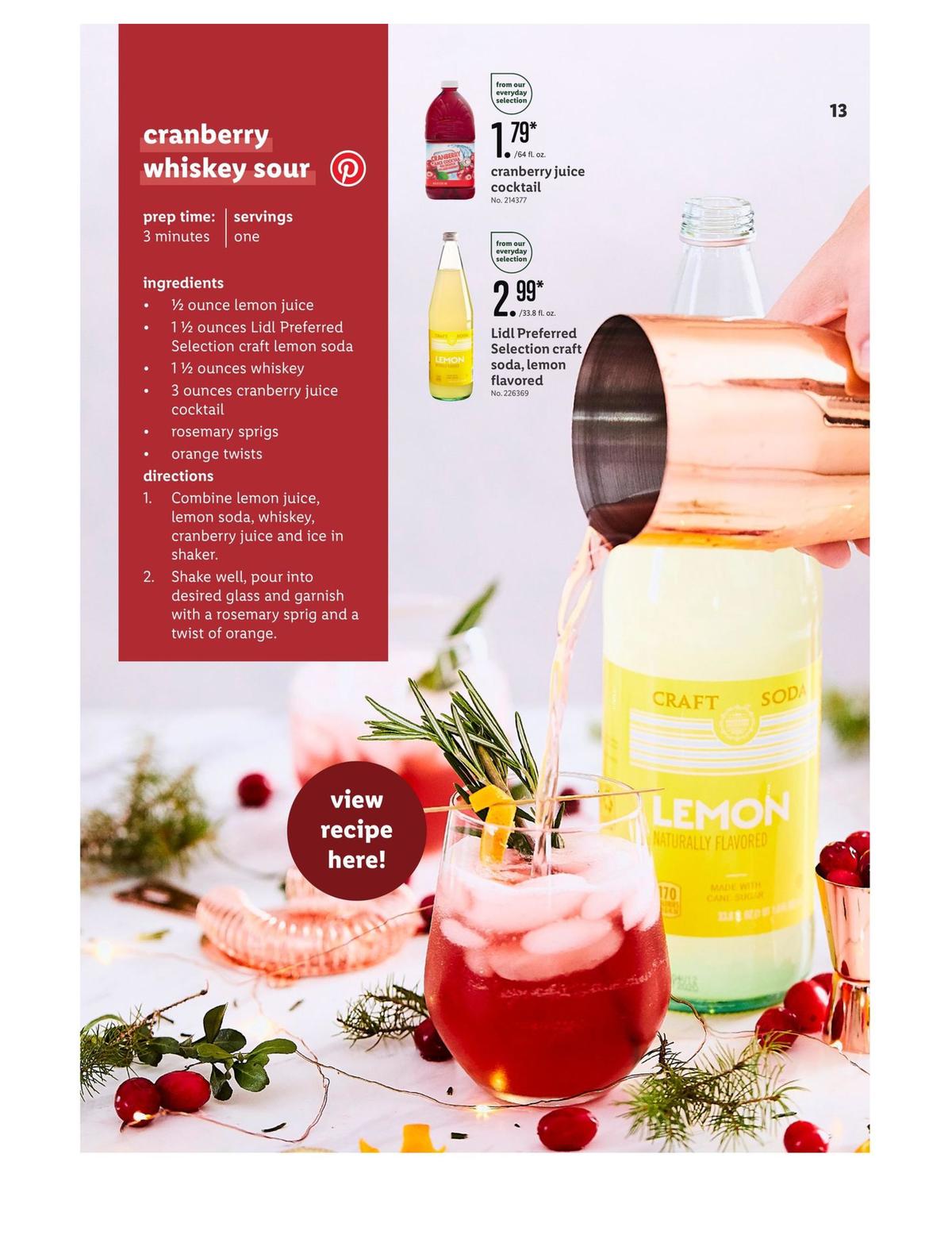 LIDL Holiday Magazine Weekly Ad from October 30