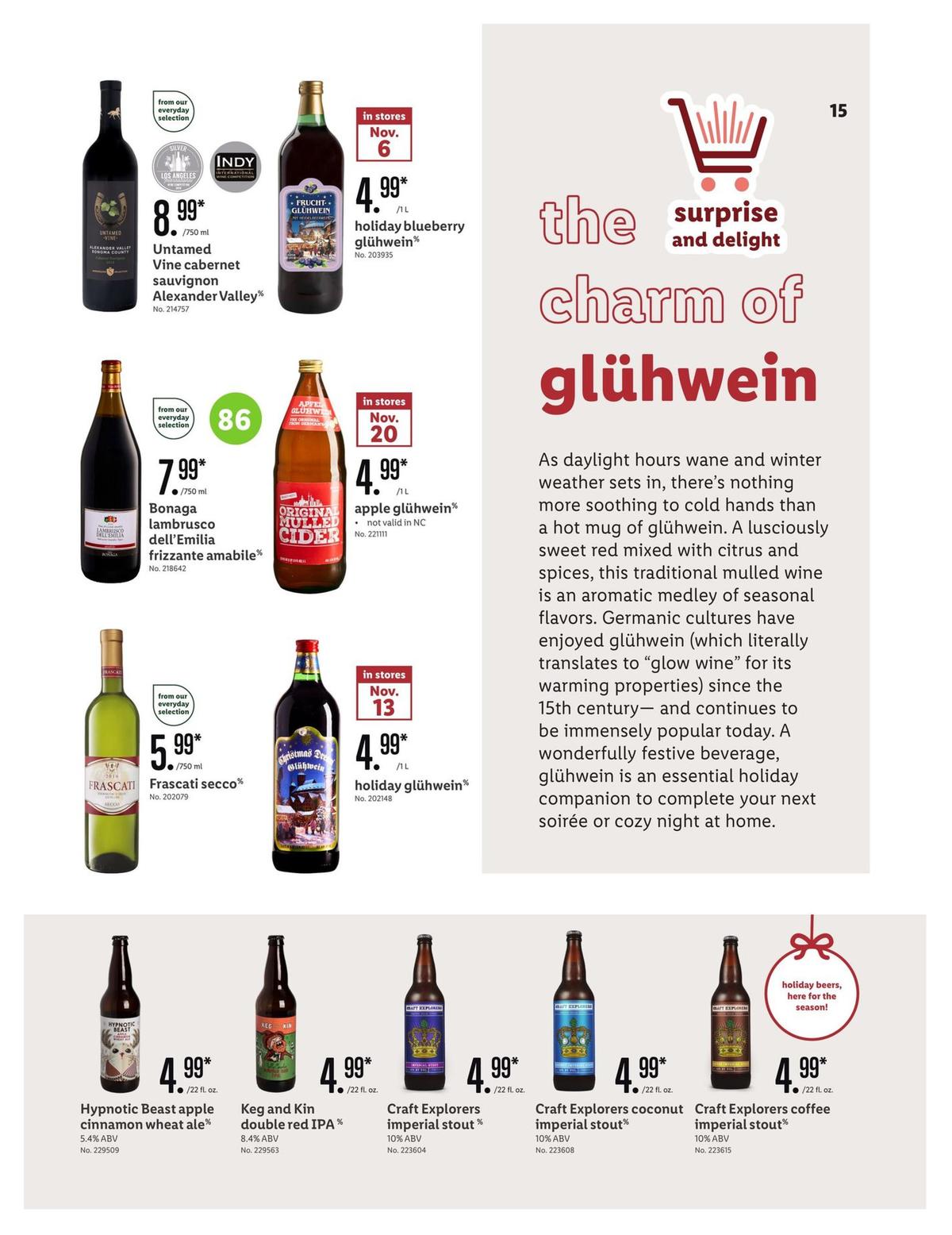 LIDL Holiday Magazine Weekly Ad from October 30