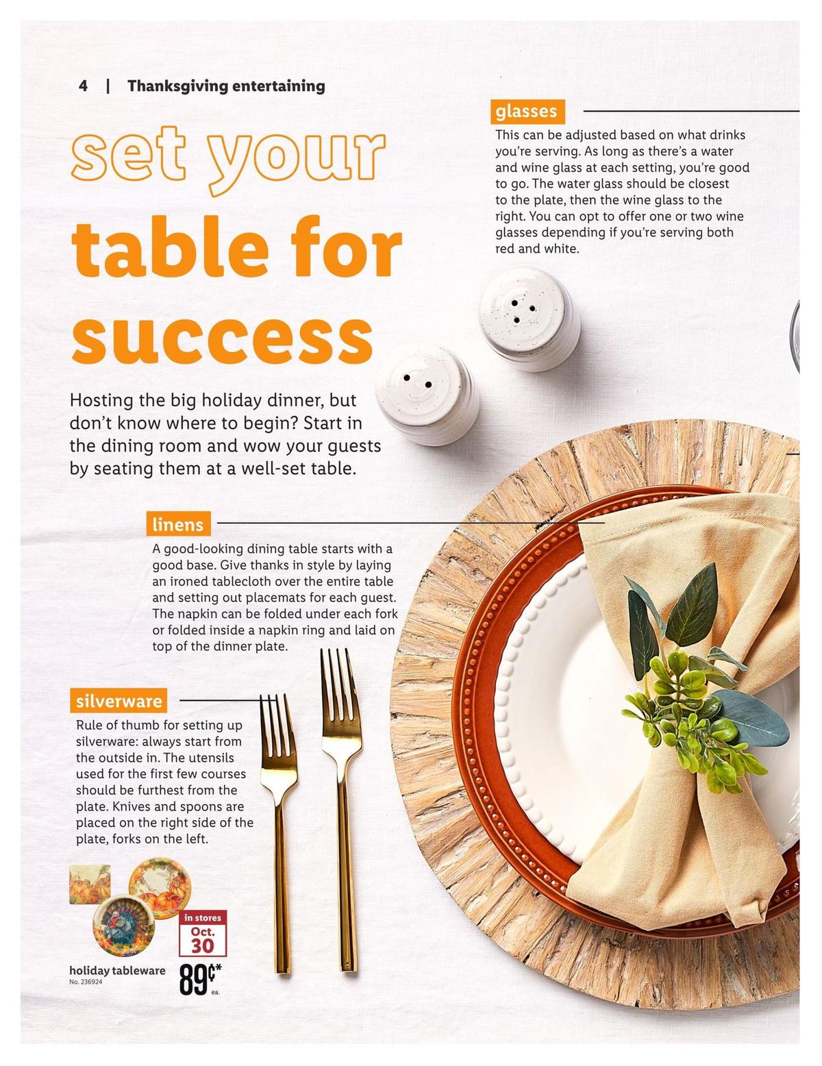 LIDL Holiday Magazine Weekly Ad from October 30