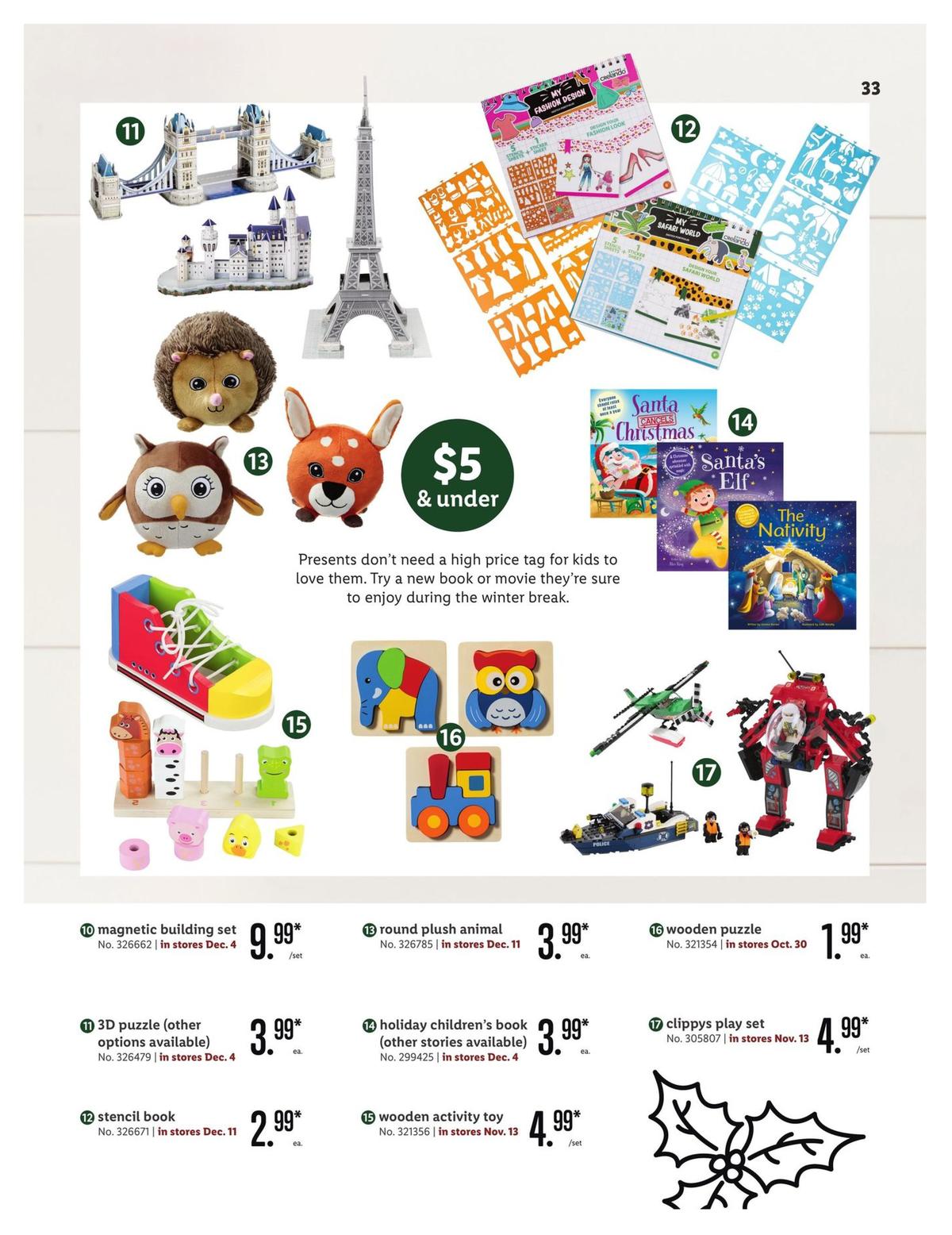 LIDL Holiday Magazine Weekly Ad from October 30