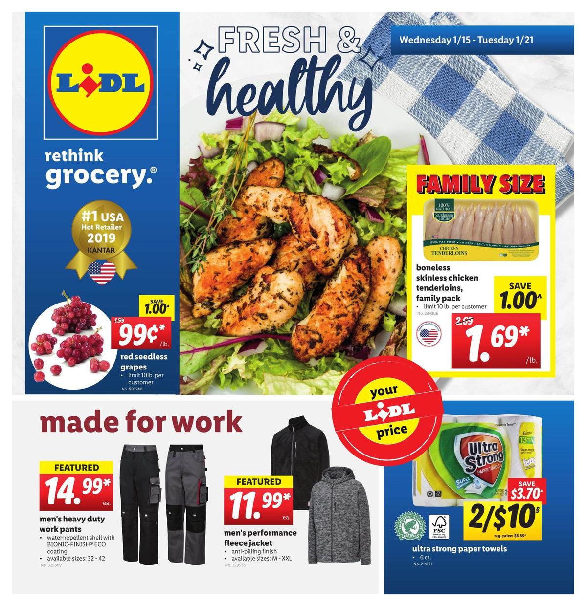 LIDL Weekly Ad from January 15