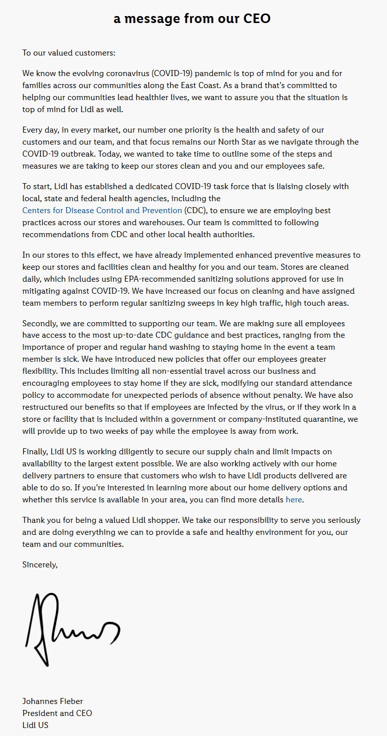 LIDL Store hours update Weekly Ad from March 16