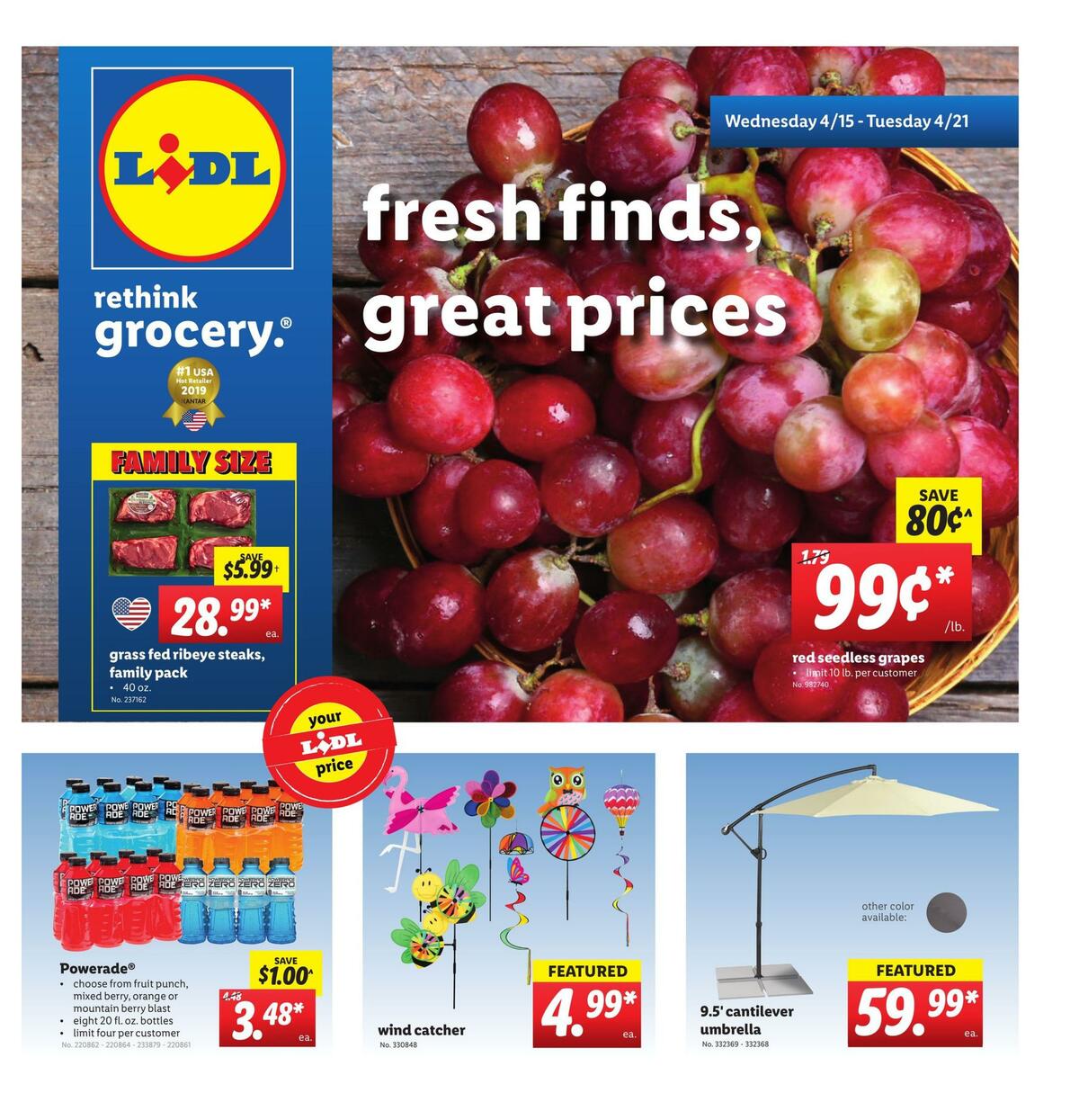 LIDL Weekly Ad from April 15