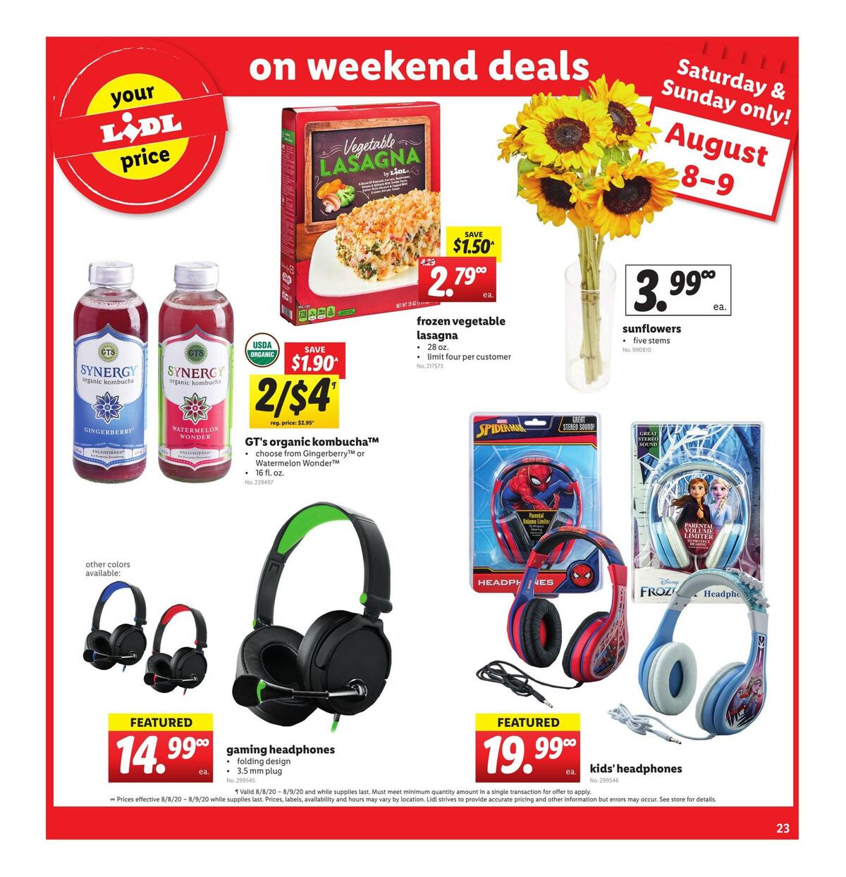 LIDL Weekly Ad from August 5