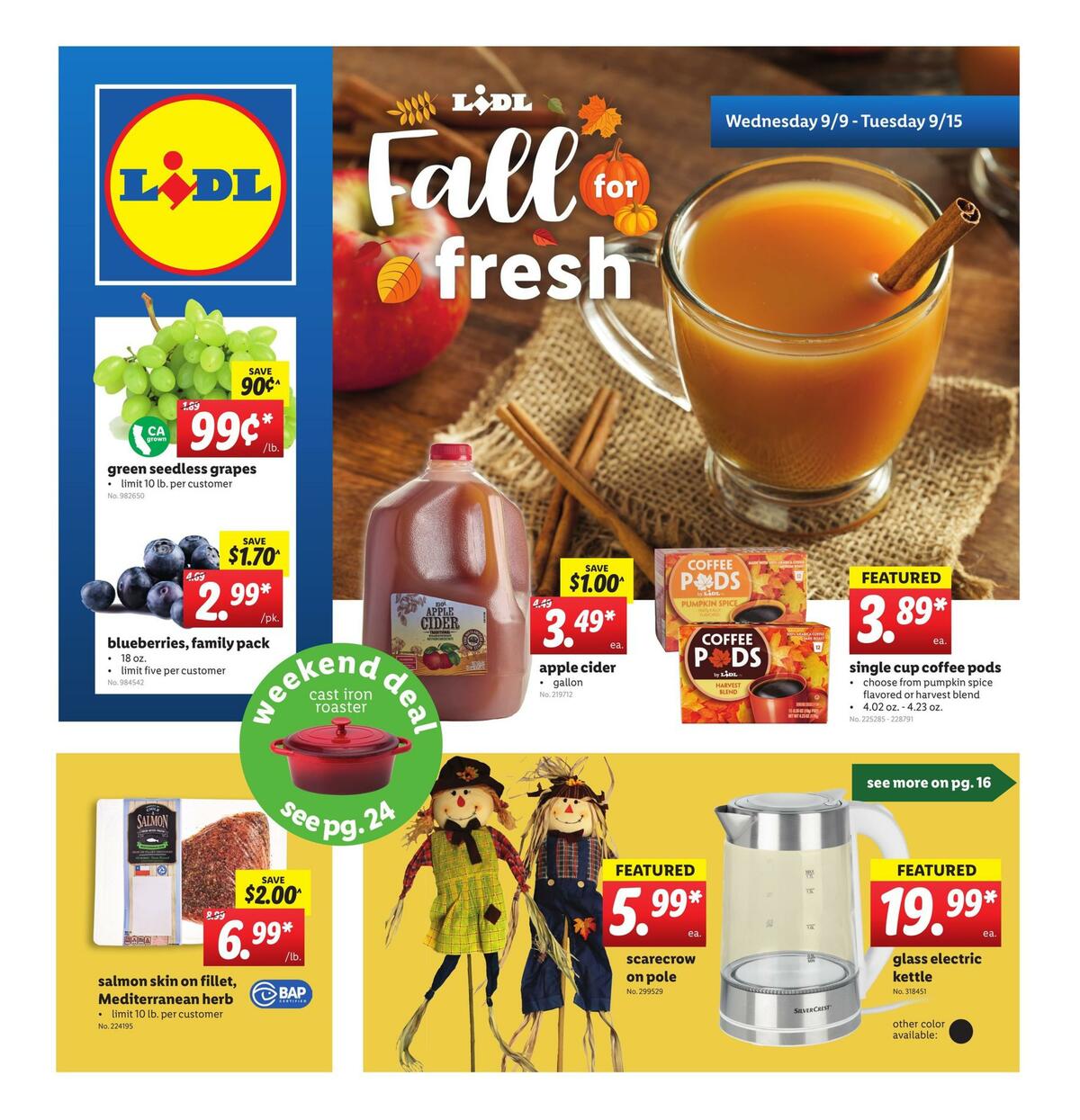 LIDL Weekly Ad from September 9