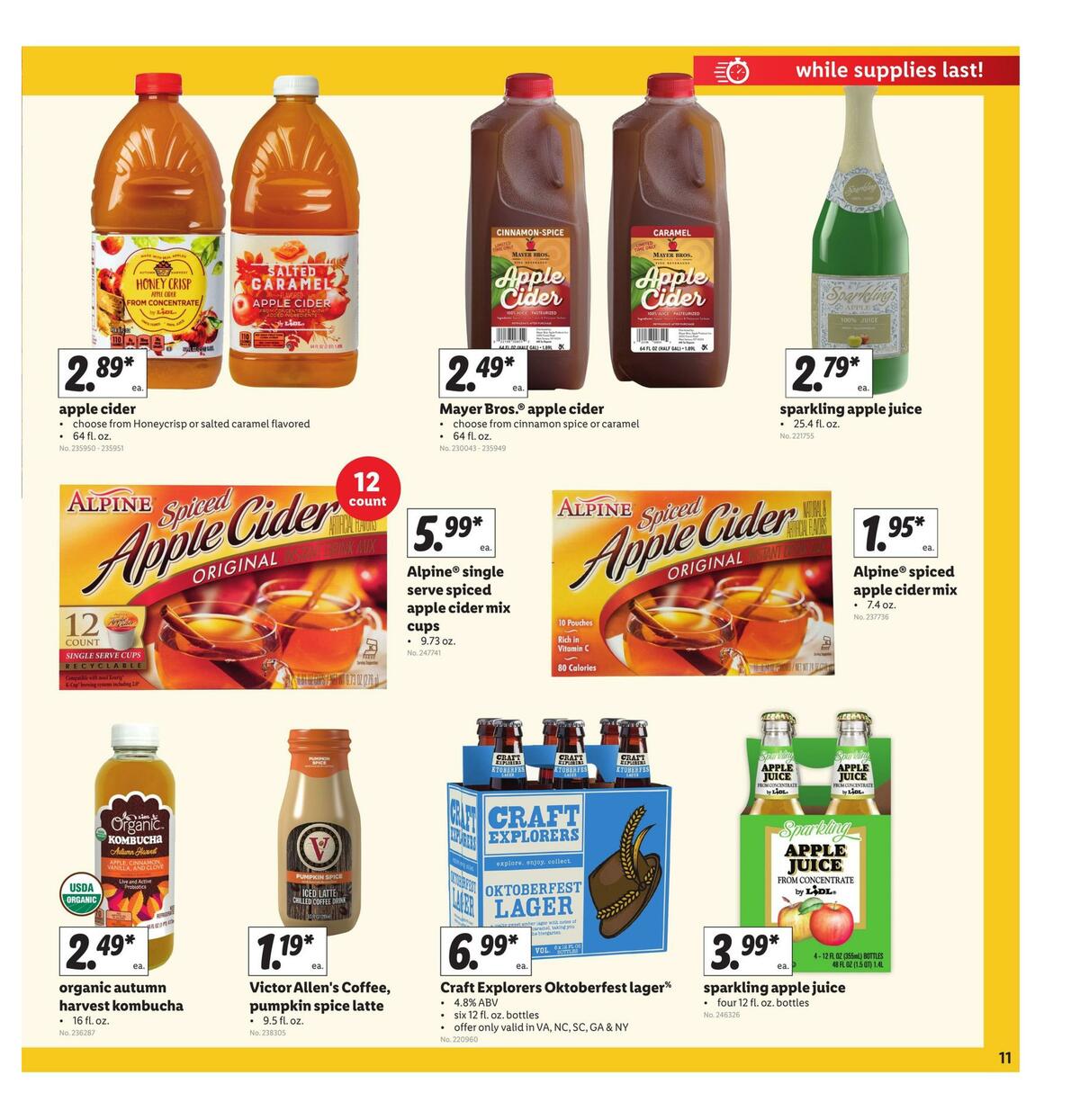 LIDL Weekly Ad from September 9