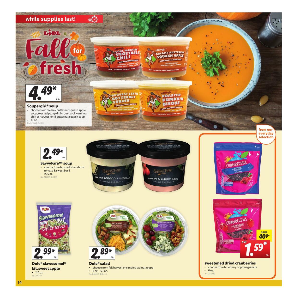 LIDL Weekly Ad from October 14