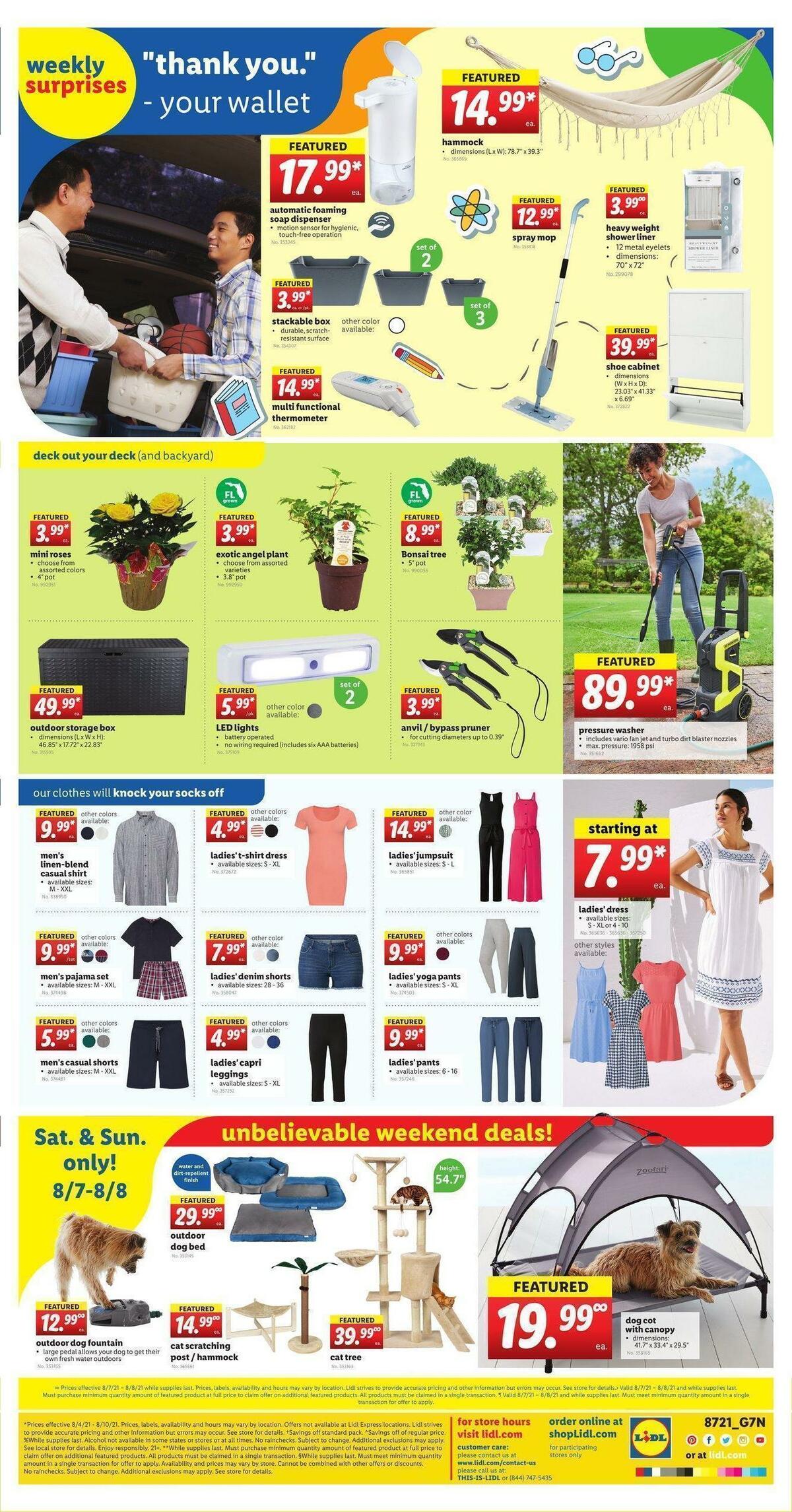 LIDL Weekly Ad from August 4