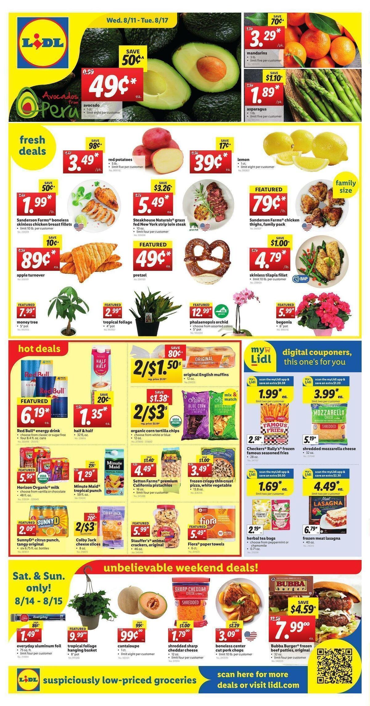 LIDL Weekly Ad from August 11