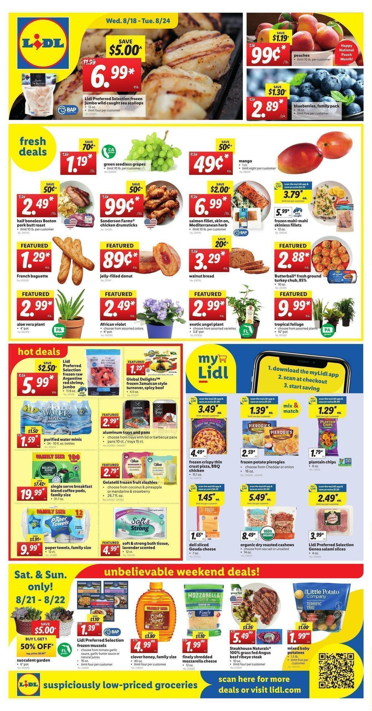 LIDL Weekly Ad from August 18