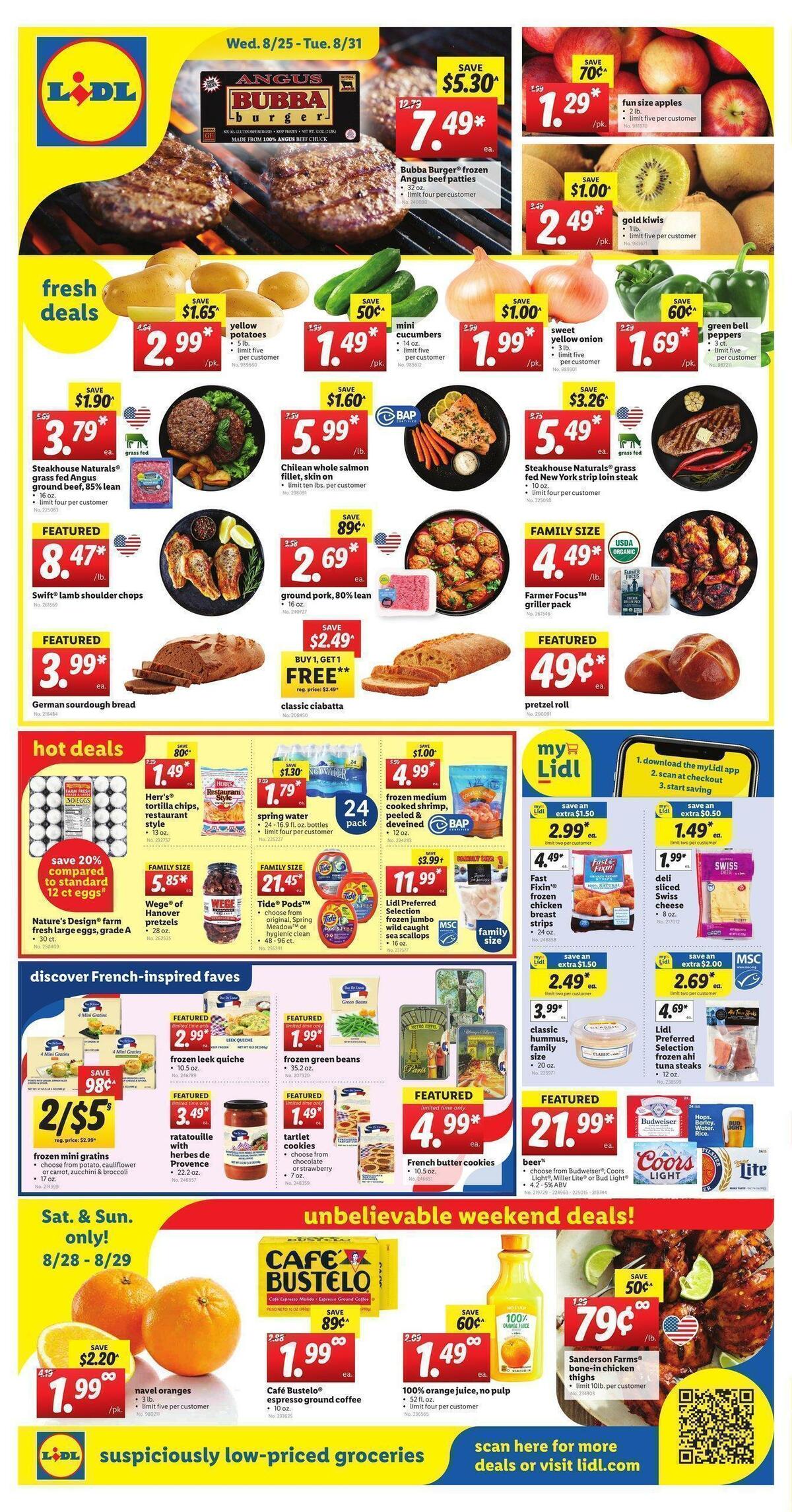 LIDL Weekly Ad from August 25