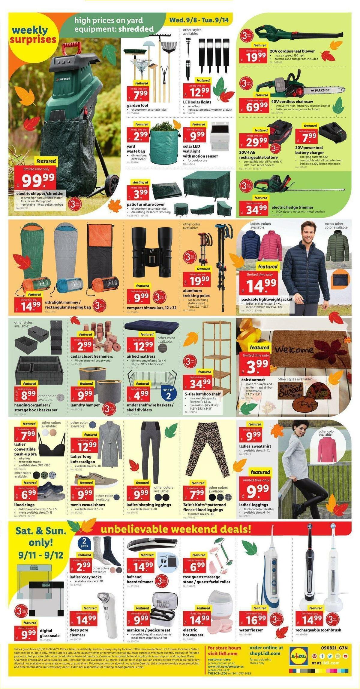 LIDL Weekly Ad from September 8