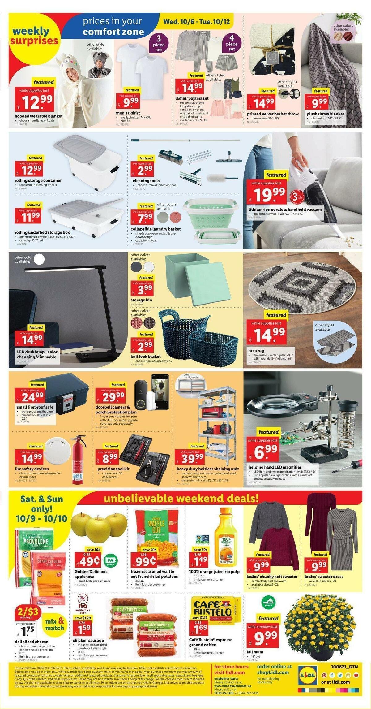 LIDL Weekly Ad from October 6