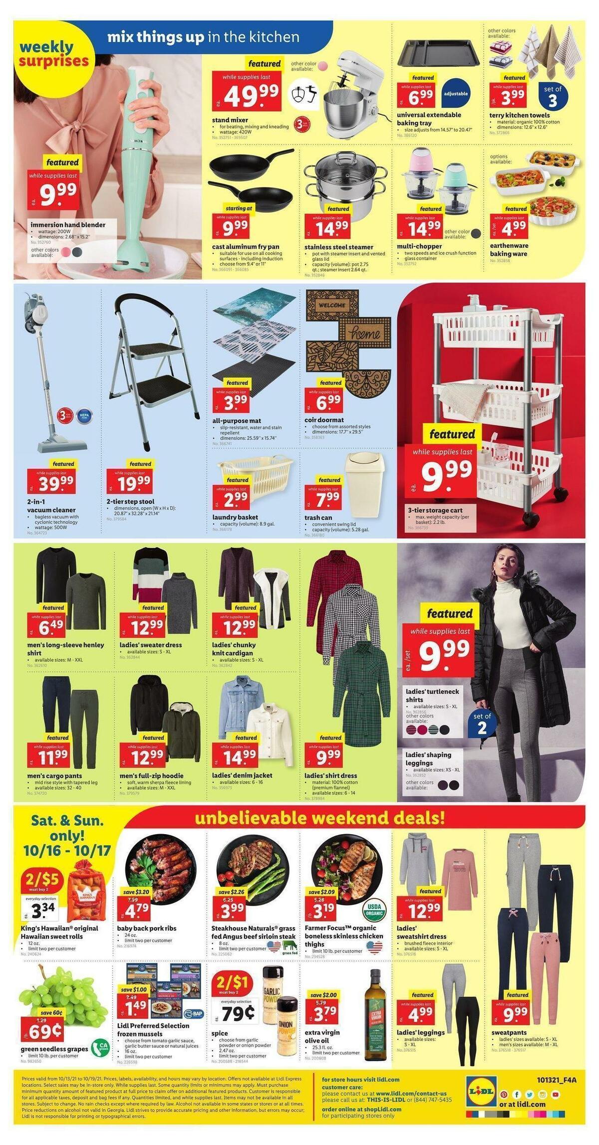 LIDL Weekly Ad from October 13