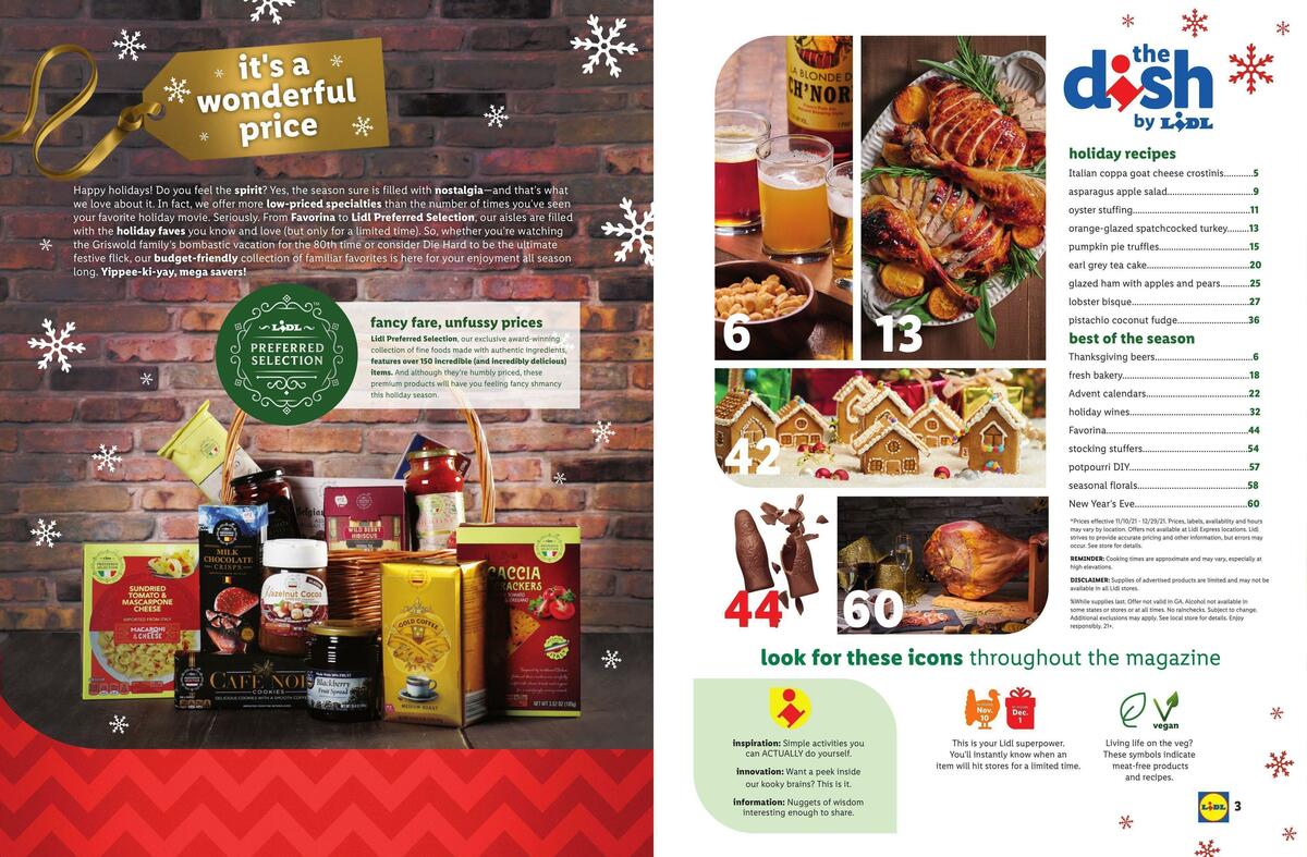 LIDL Magazine Holiday Weekly Ad from November 10