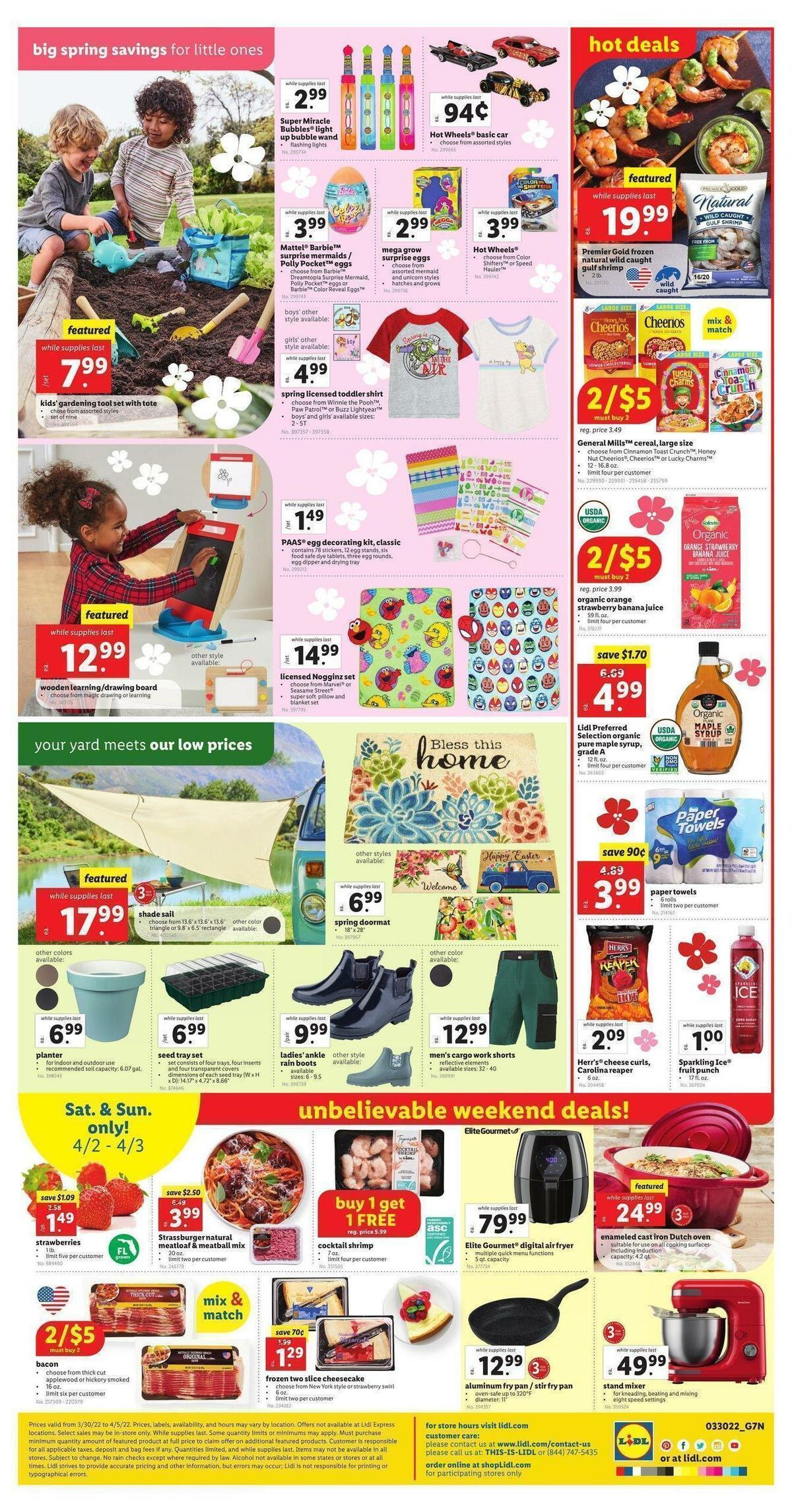 LIDL Weekly Ad from March 30
