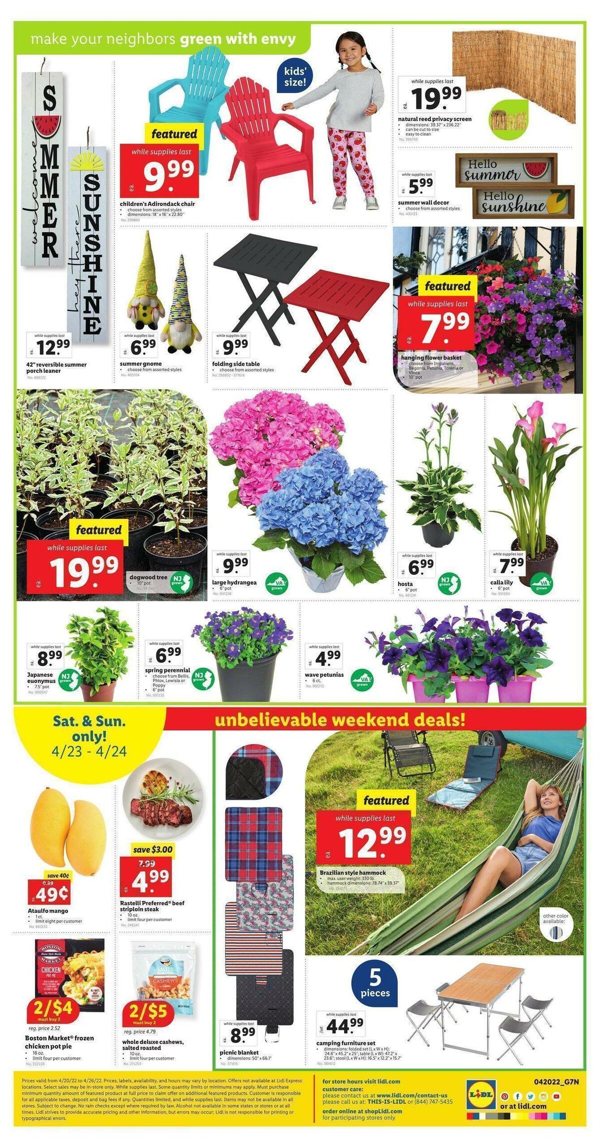 LIDL Weekly Ad from April 20