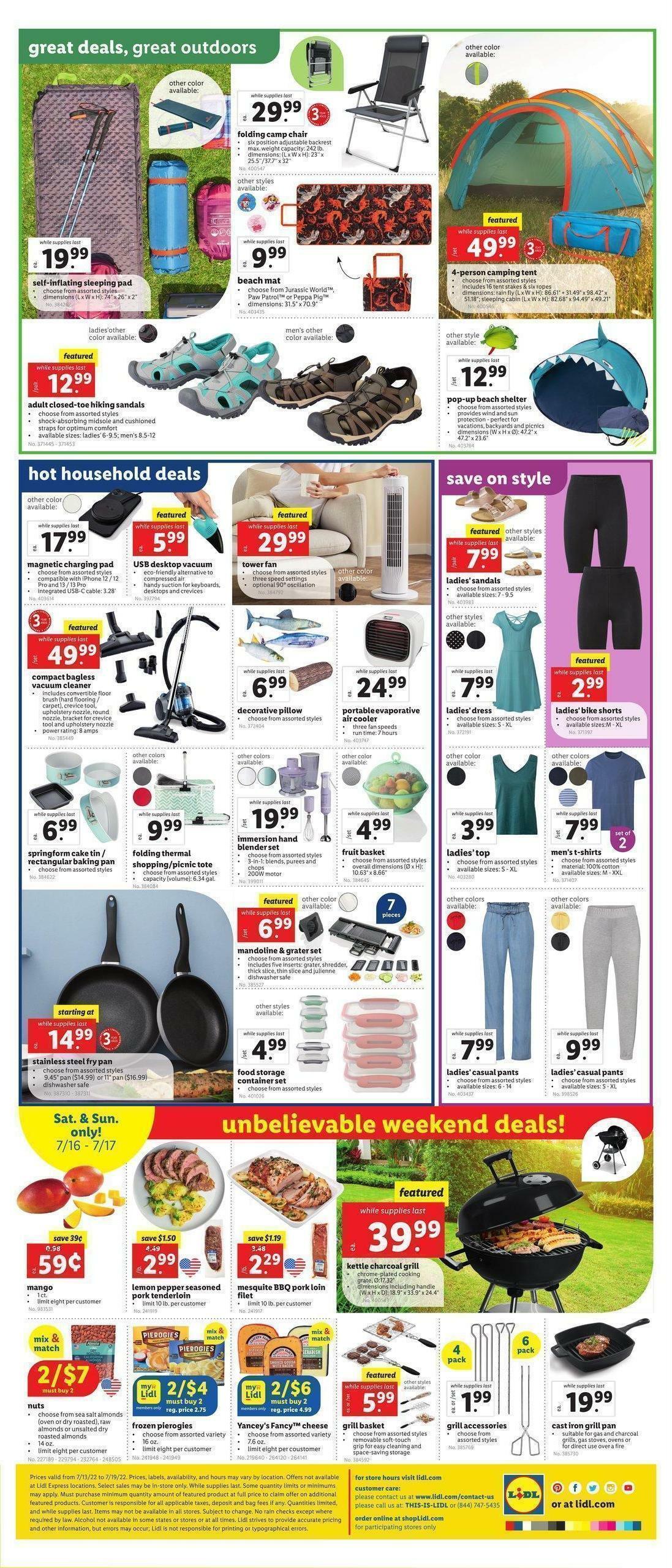 LIDL Weekly Ad from July 13