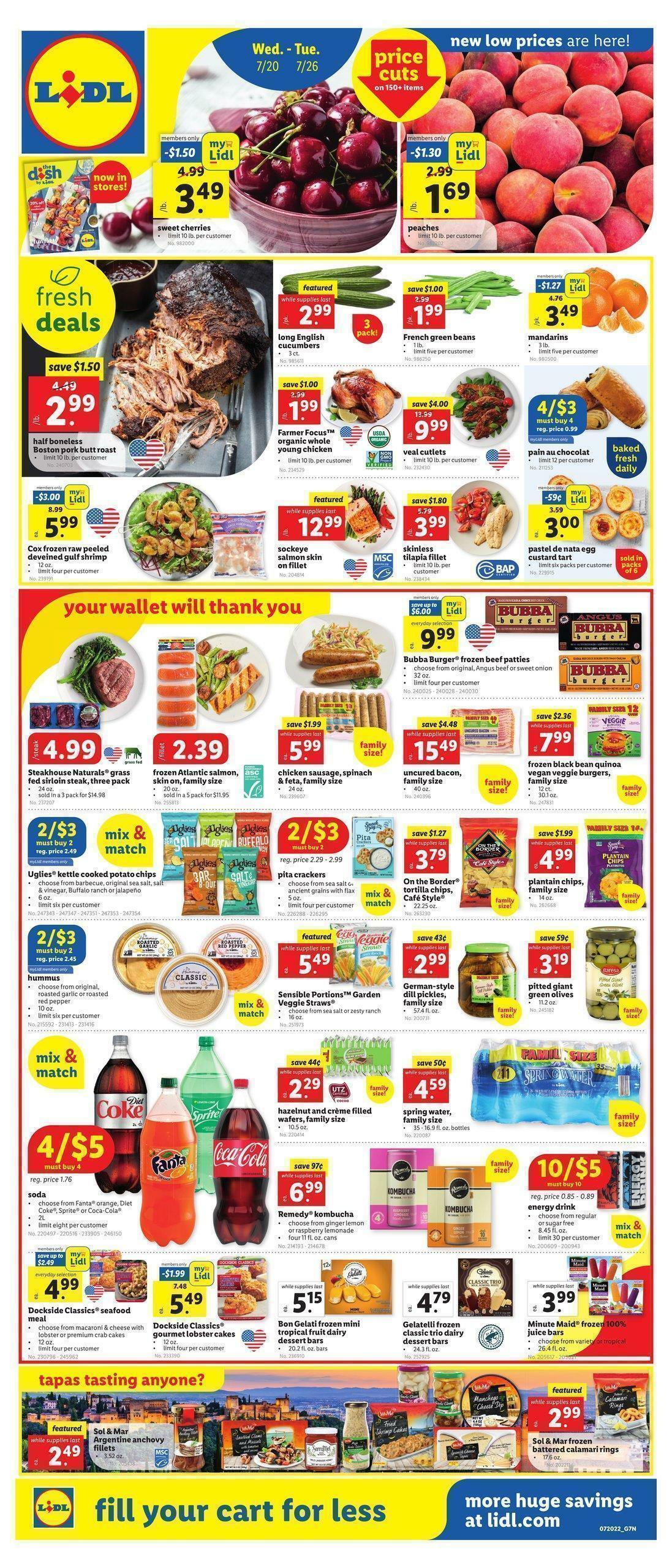 LIDL Weekly Ad from July 20