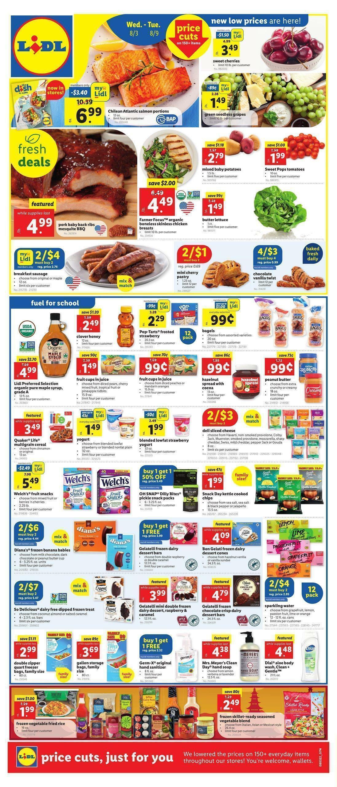 LIDL Weekly Ad from August 3