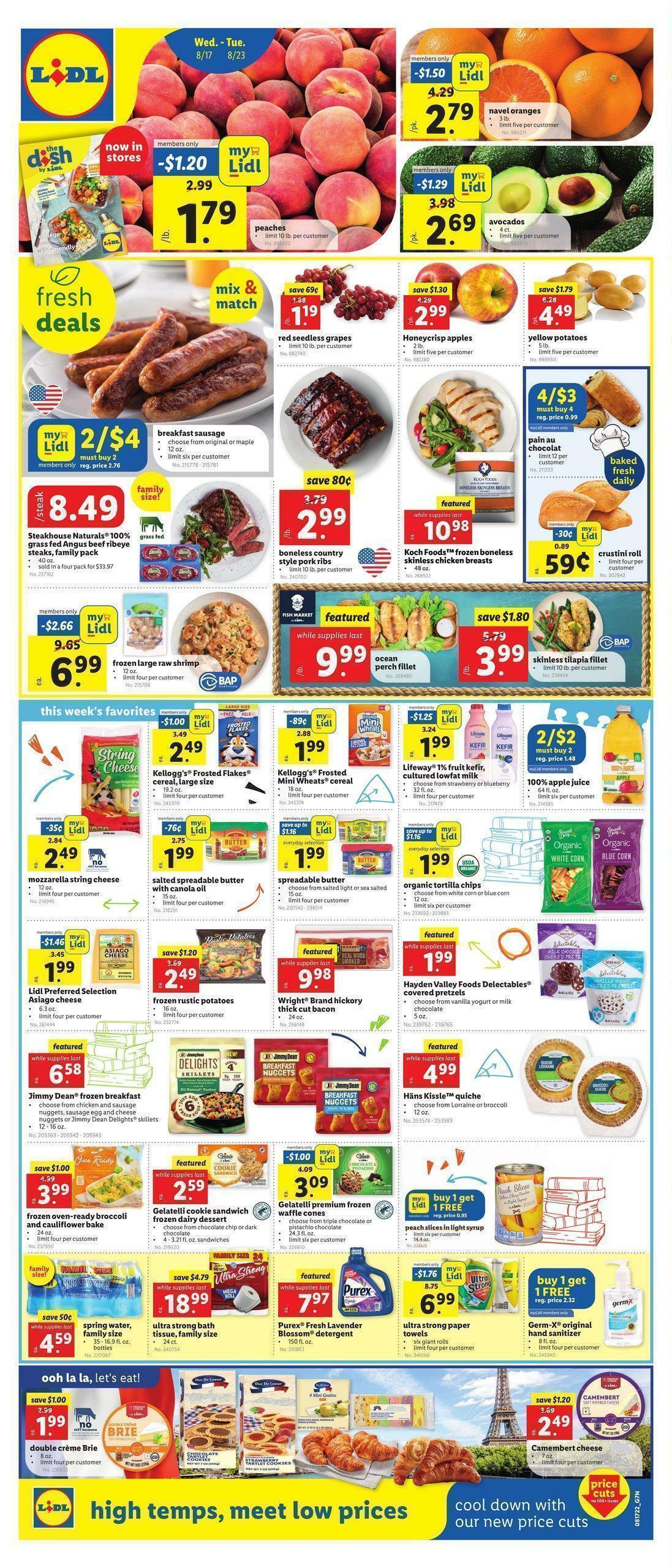 LIDL Weekly Ad from August 17
