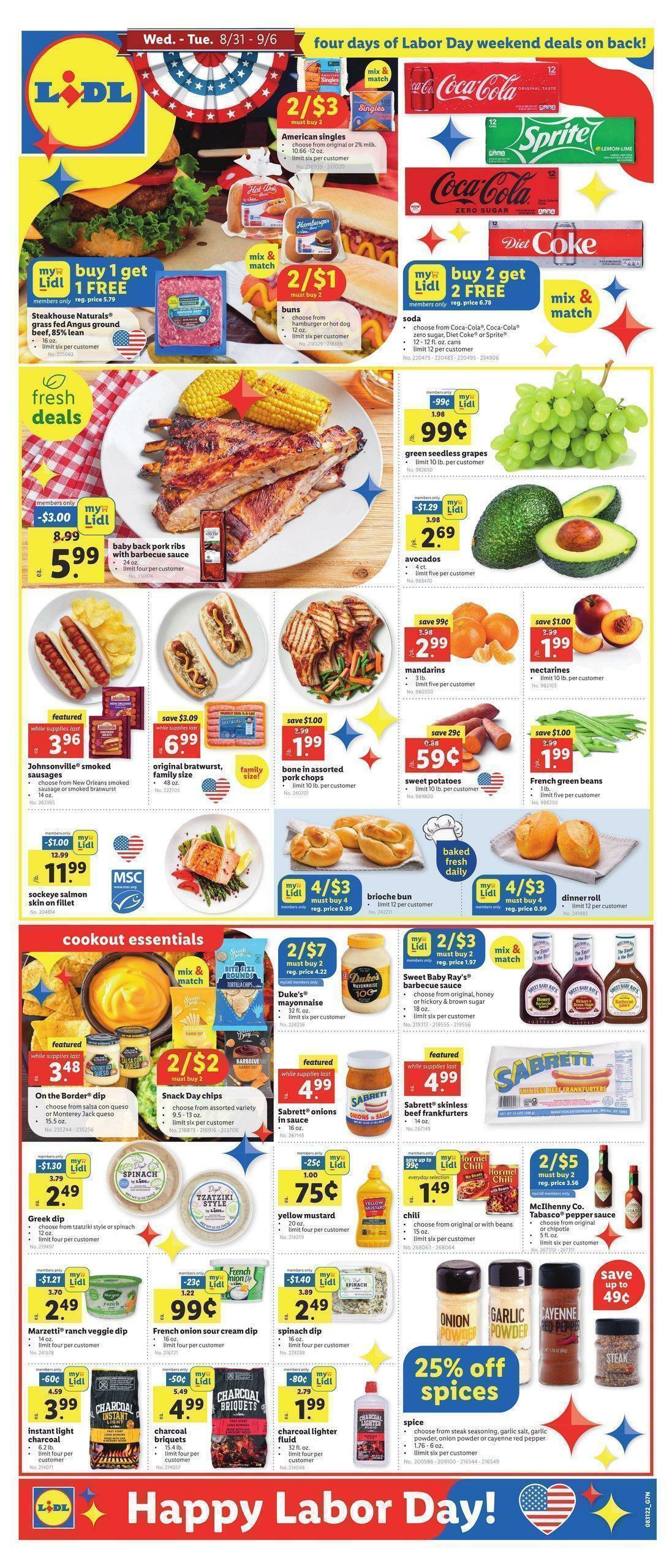 LIDL Weekly Ad from August 31