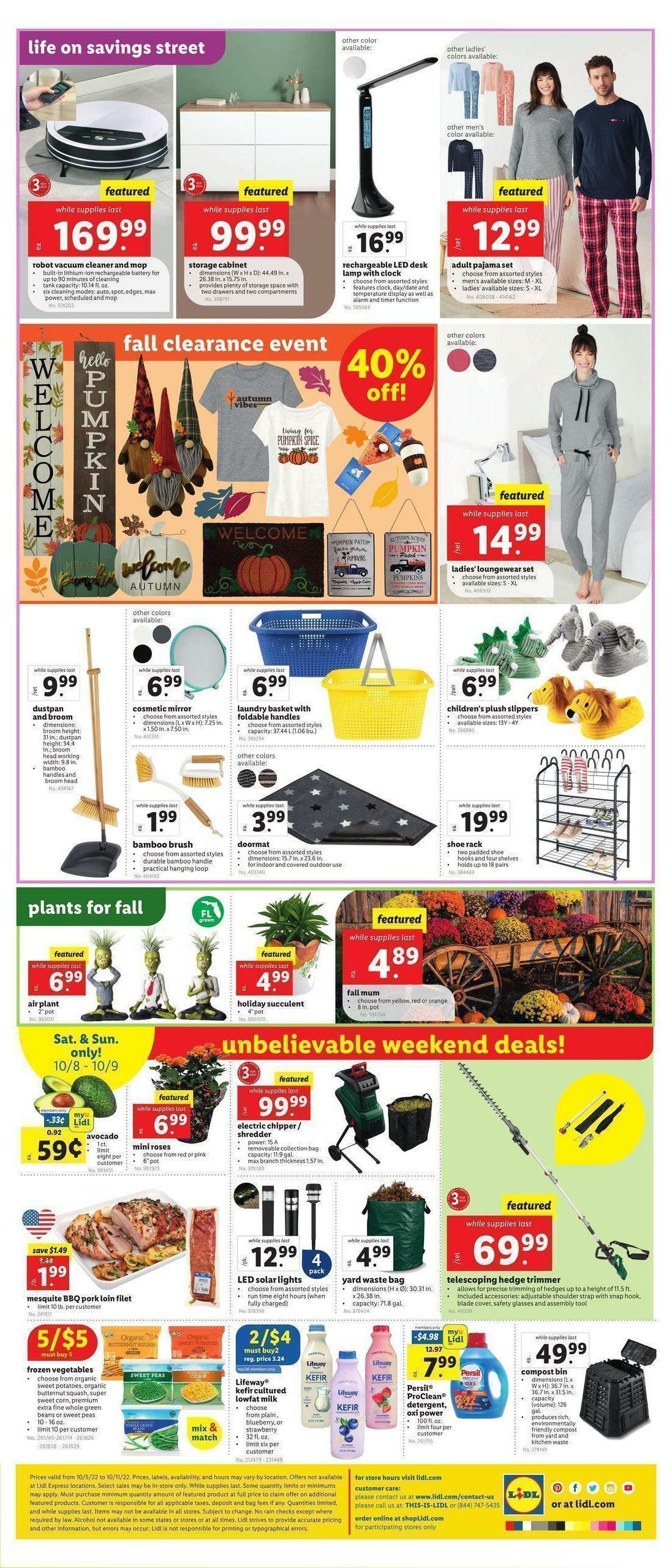 LIDL Weekly Ad from October 5