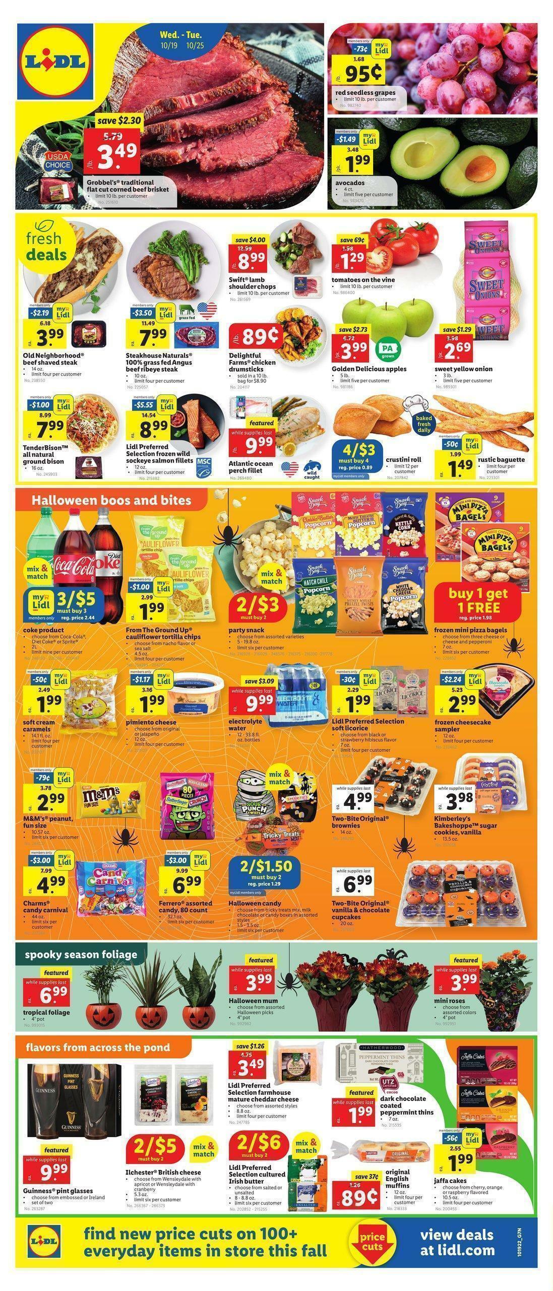 LIDL Weekly Ad from October 19