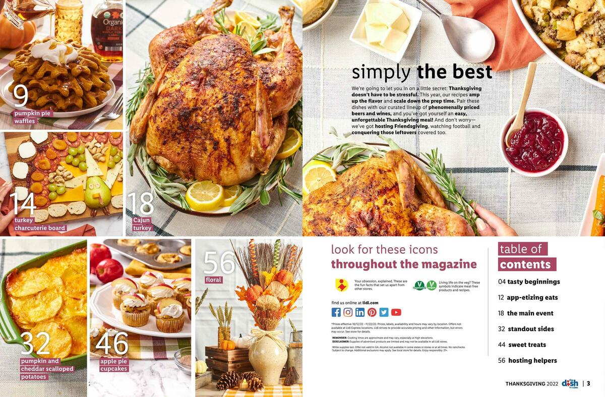 LIDL Thanksgiving Weekly Ad from October 12