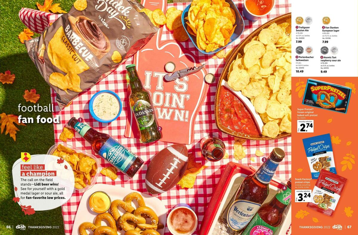 LIDL Thanksgiving Weekly Ad from October 12