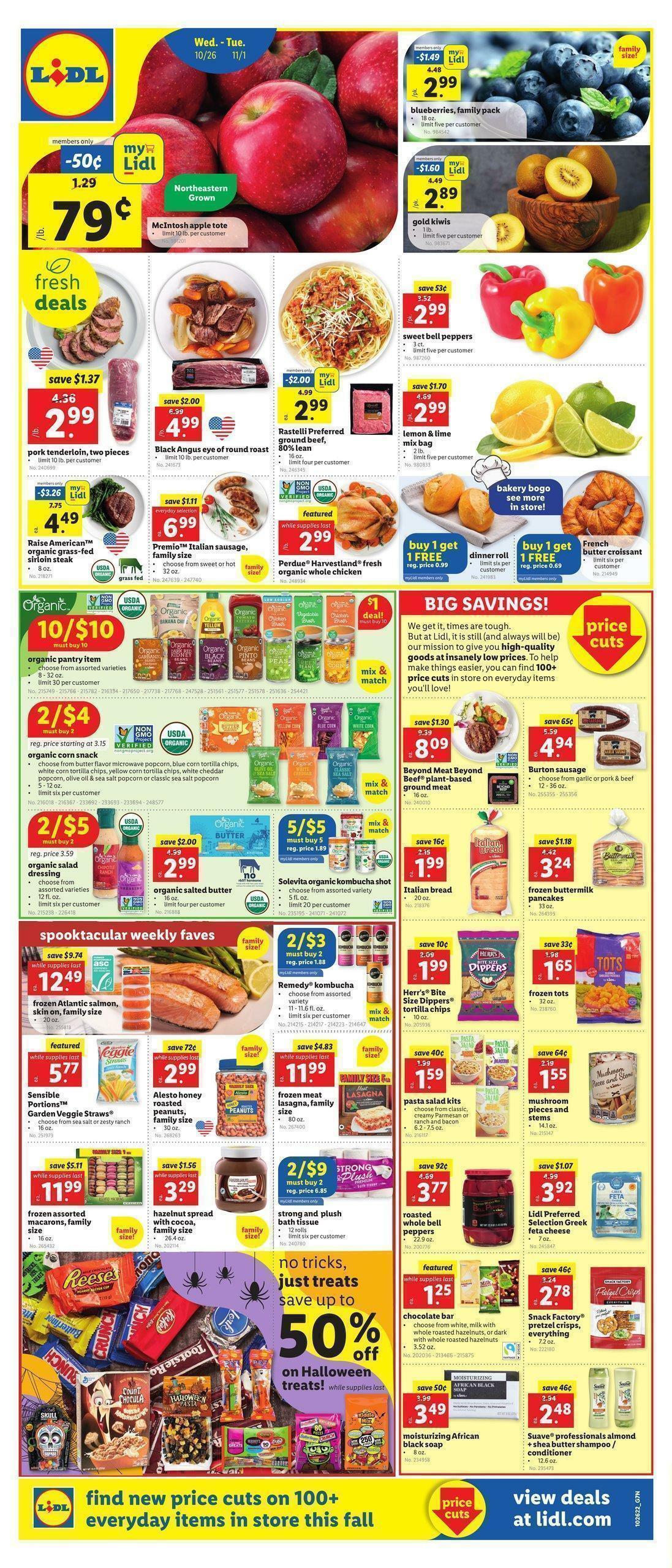 LIDL Weekly Ad from October 26