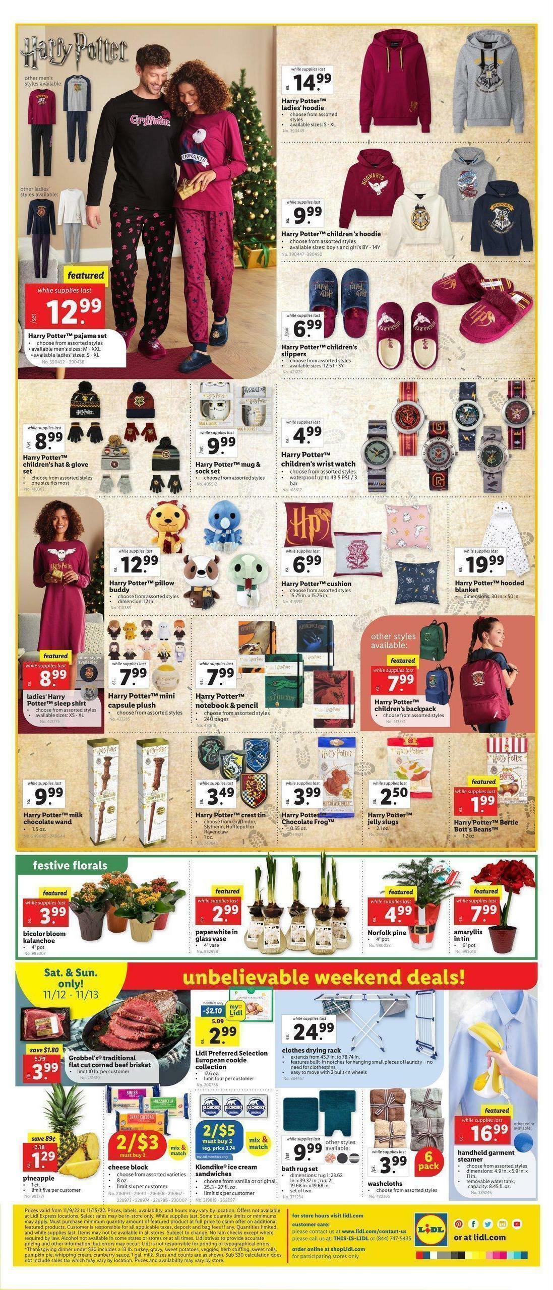 LIDL Weekly Ad from November 9