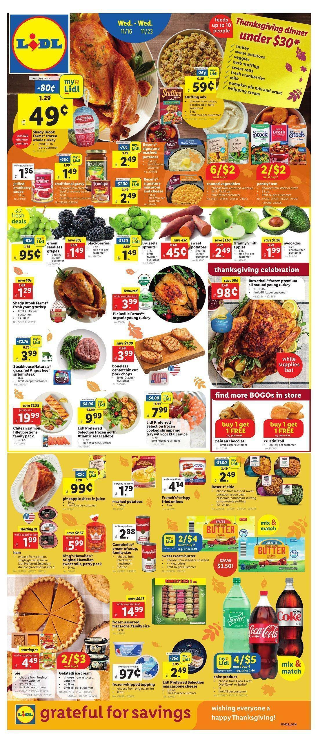 LIDL Weekly Ad from November 16