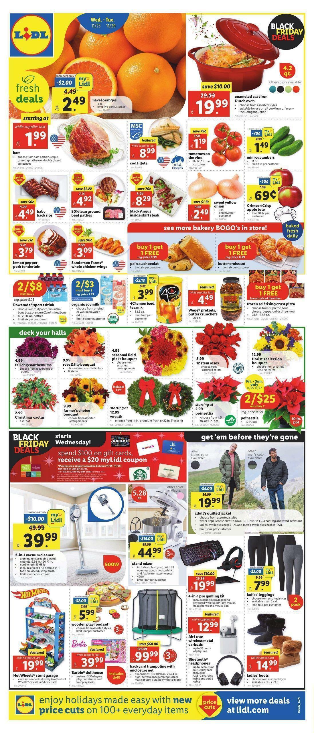 LIDL Weekly Ad from November 23