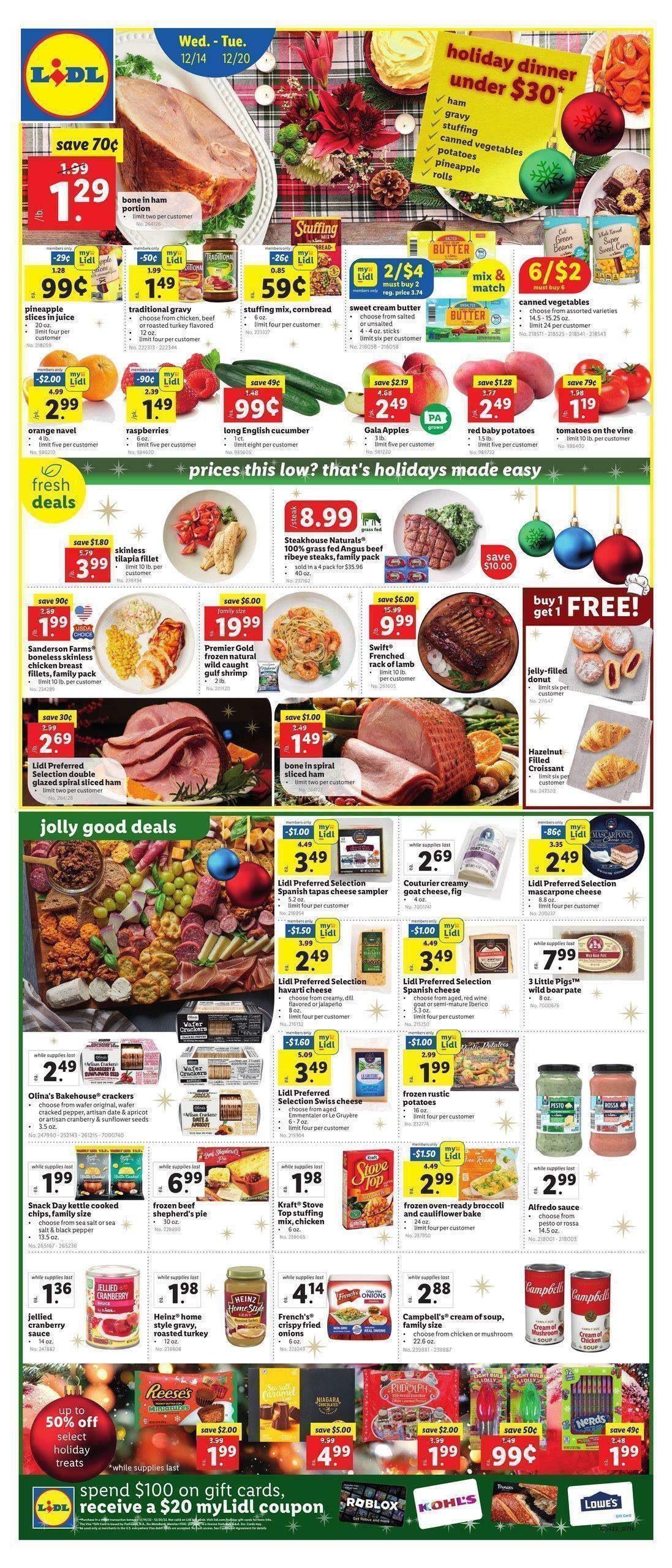 LIDL Weekly Ad from December 14