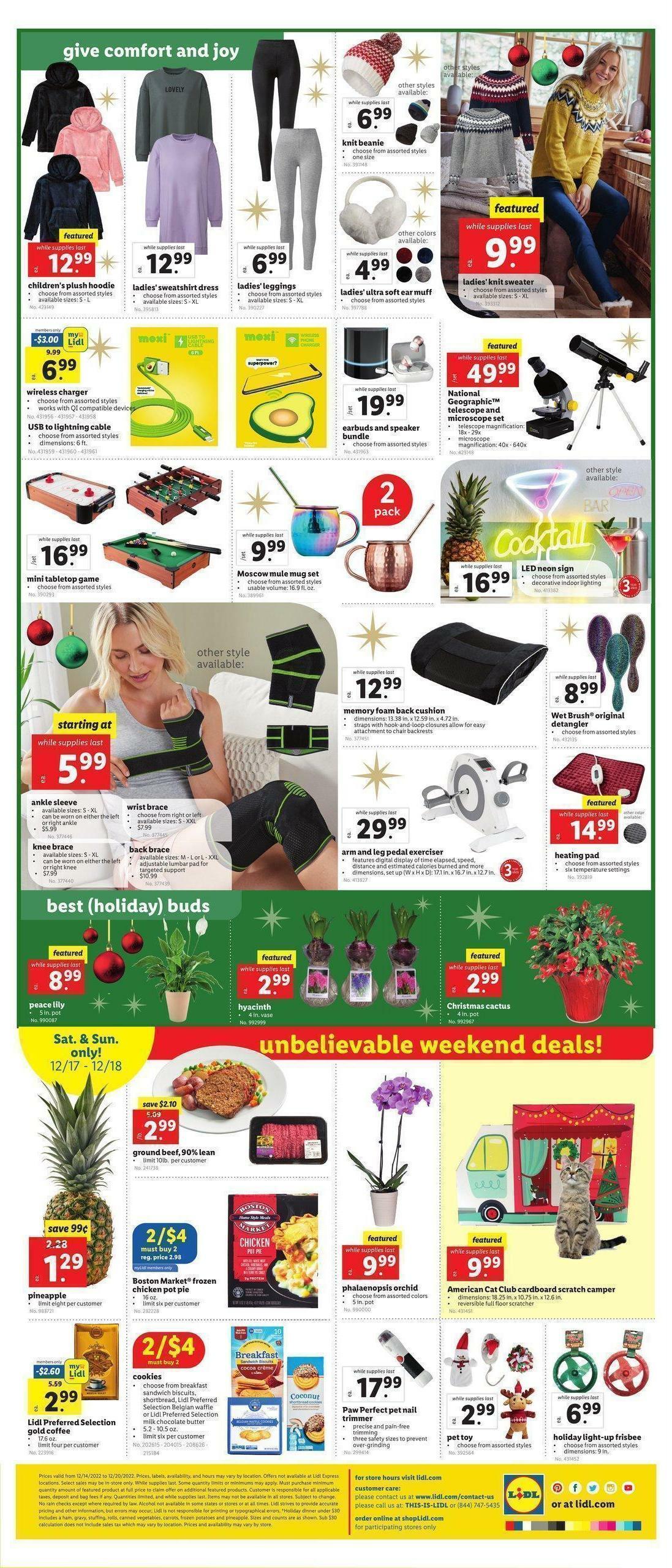 LIDL Weekly Ad from December 14