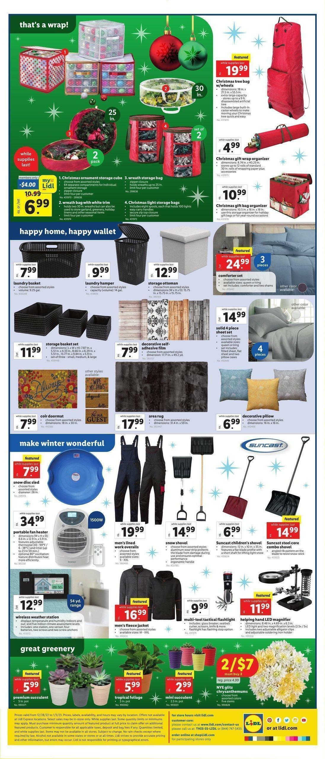 LIDL Weekly Ad from December 28