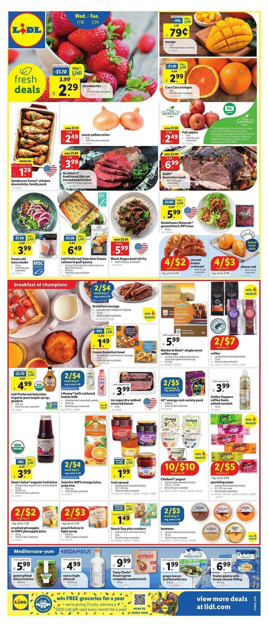 LIDL Weekly Ad from January 18
